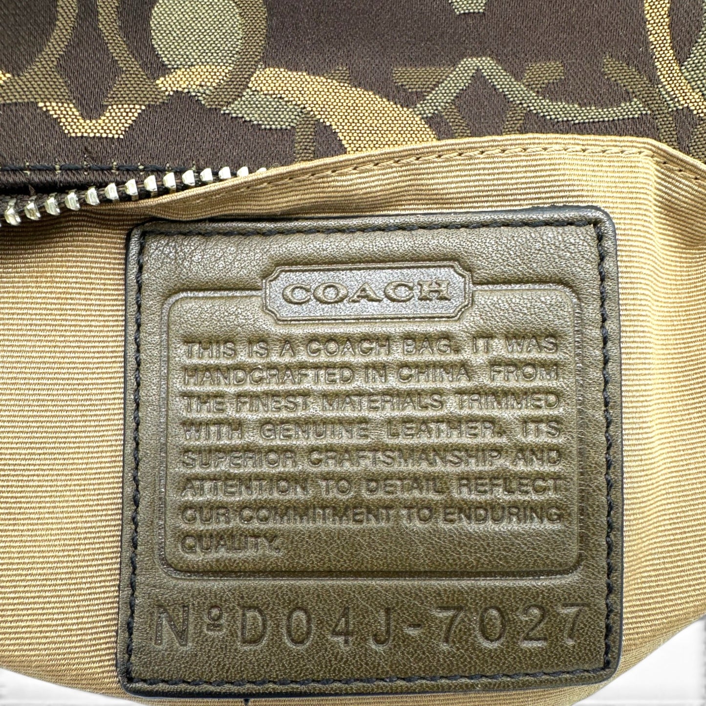 Vintage Coach 7027 Demi Schultertasche