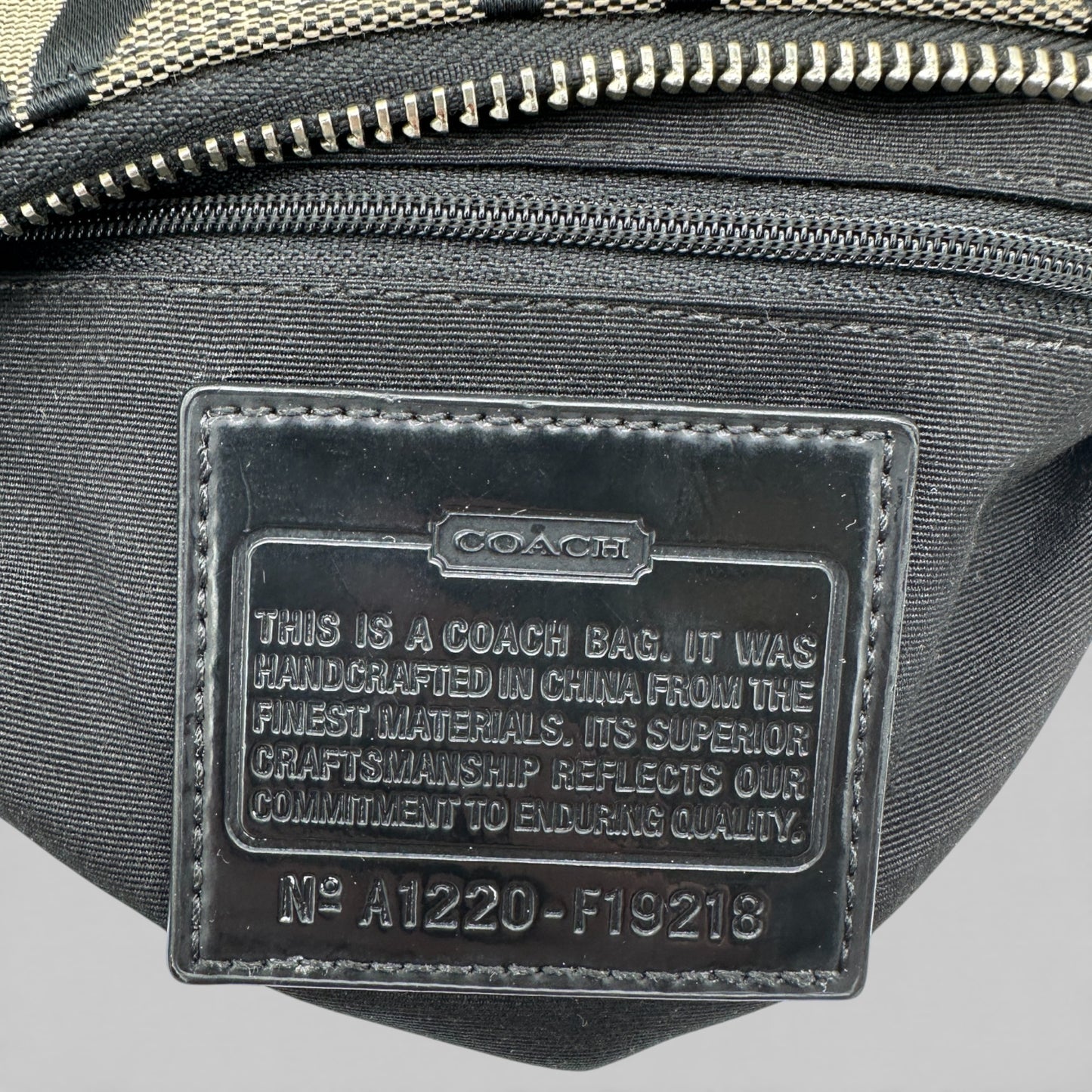 Vintage Coach F19218 Schultertasche