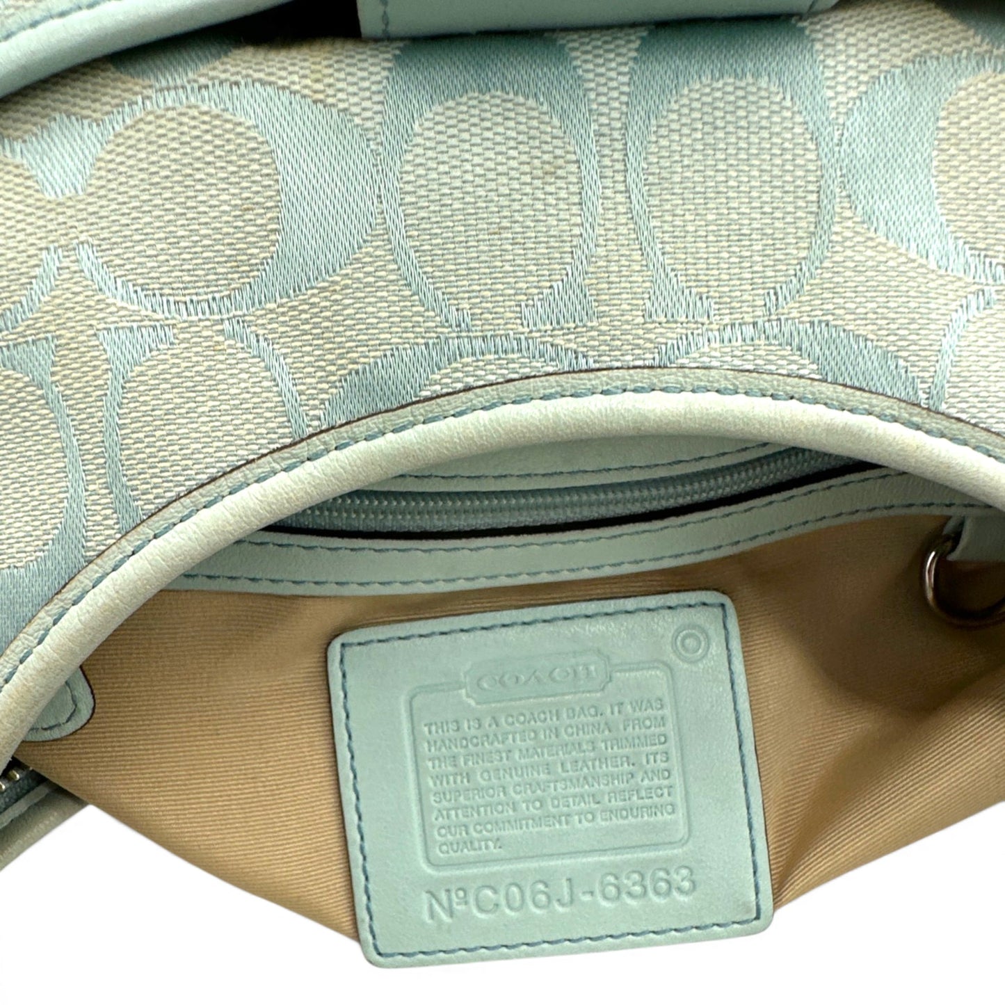 Sac à bandoulière vintage Coach 6363 Crescent Soho à boucle