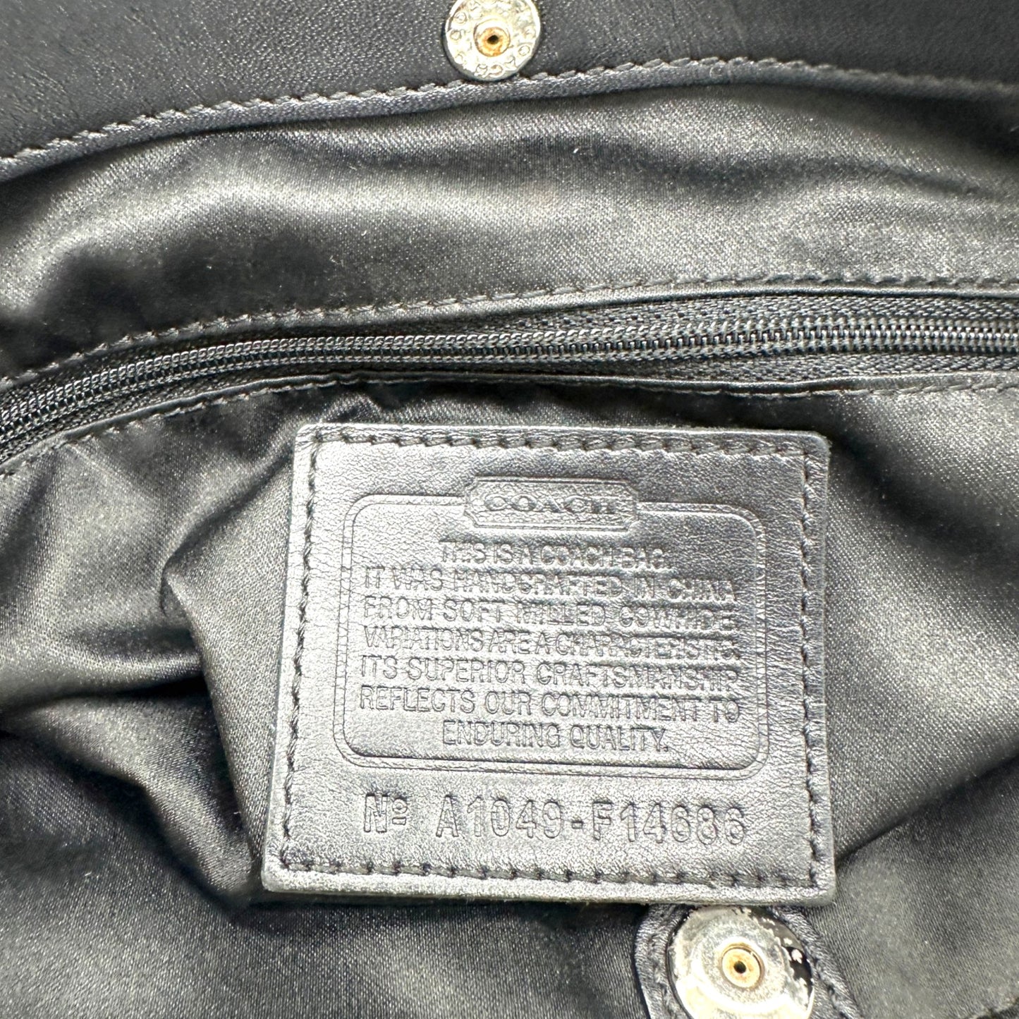 Vintage Coach F14686 Penelope Tote Shoulder Bag