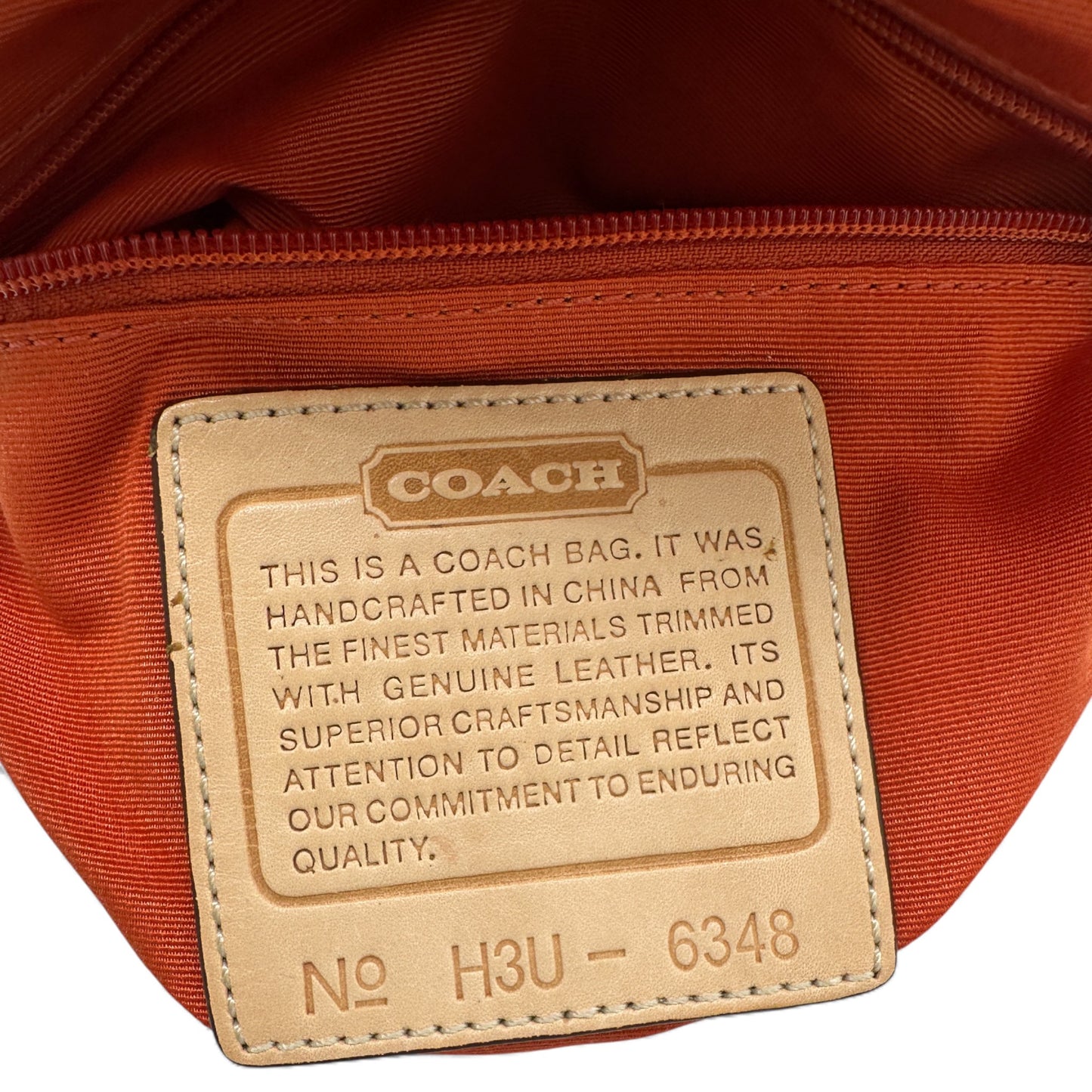 Vintage Coach 6348 Hampton Clip Shoulder Bag