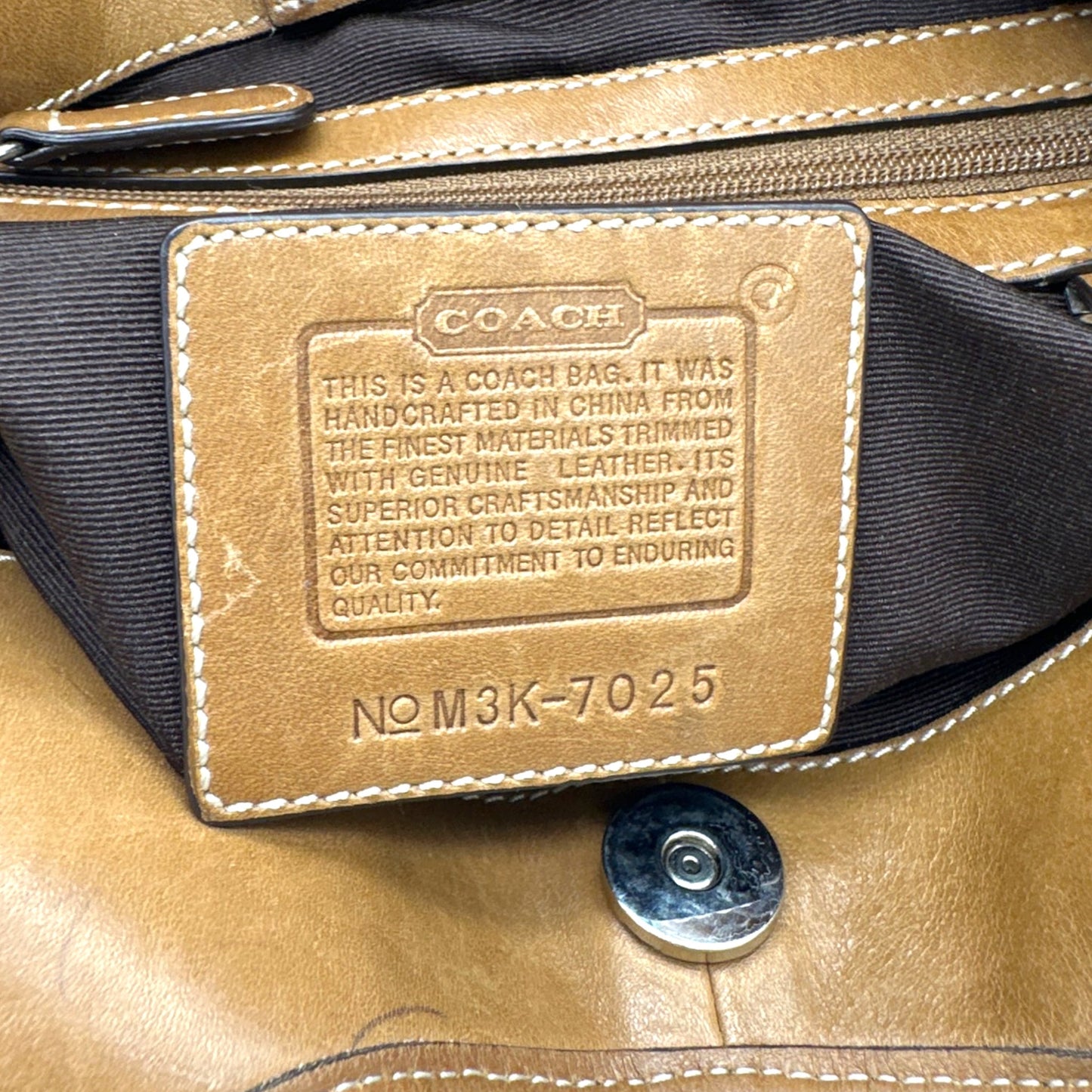 Vintage Coach Soho 7025 Tote Bag