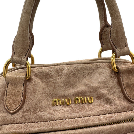 Vintage Miu Miu 2-Way Nappa Leather Handbag