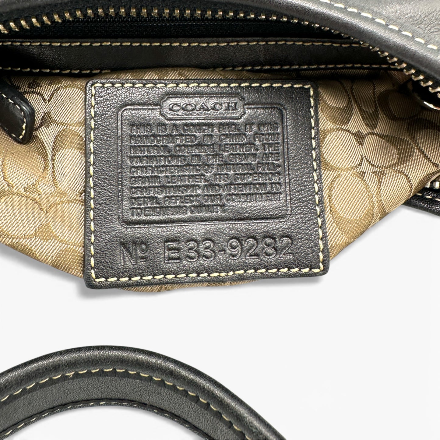 Vintage Coach 9282 Soho Buckle Leather Shoulder Bag