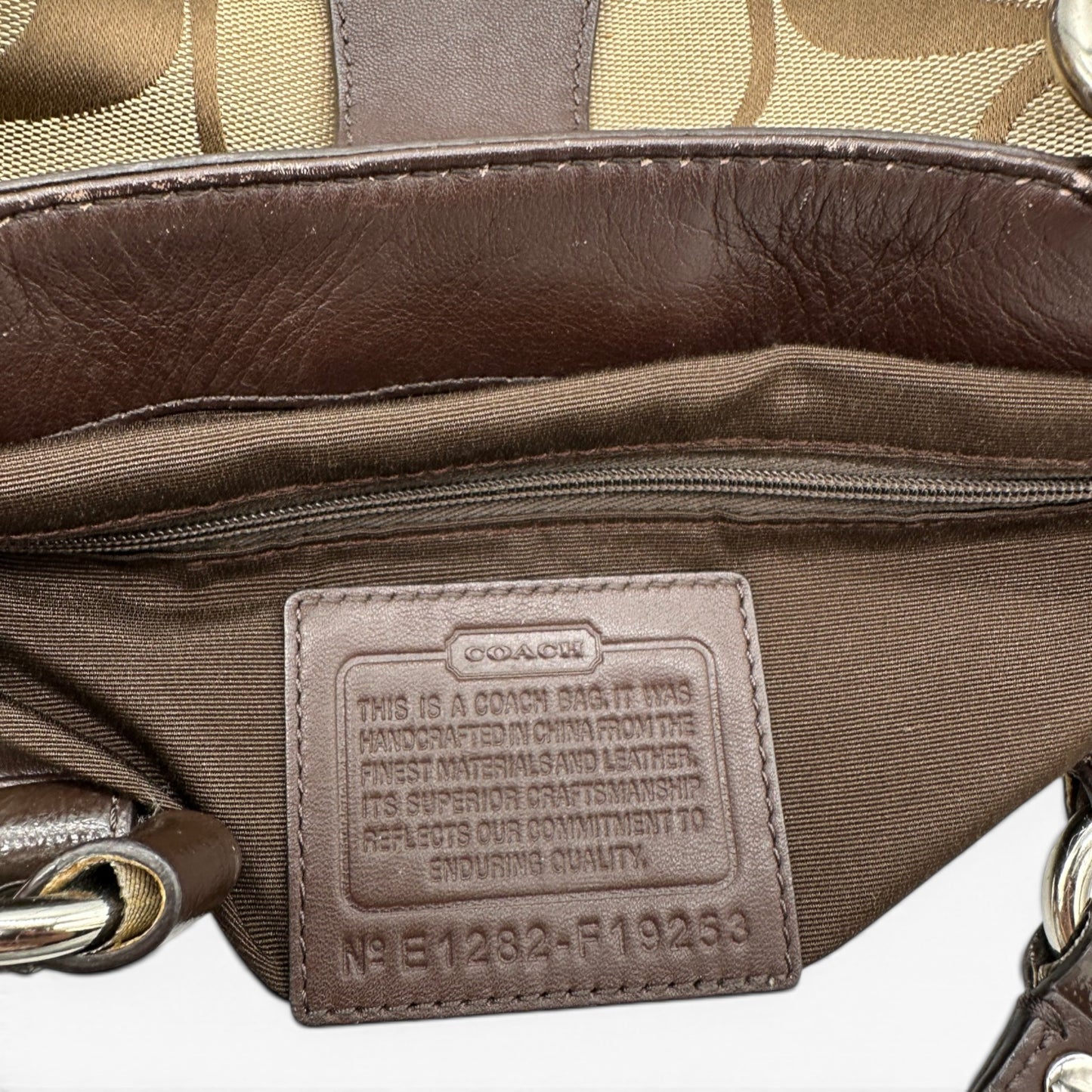 Sac cabas/bandoulière vintage Coach Soho F19253
