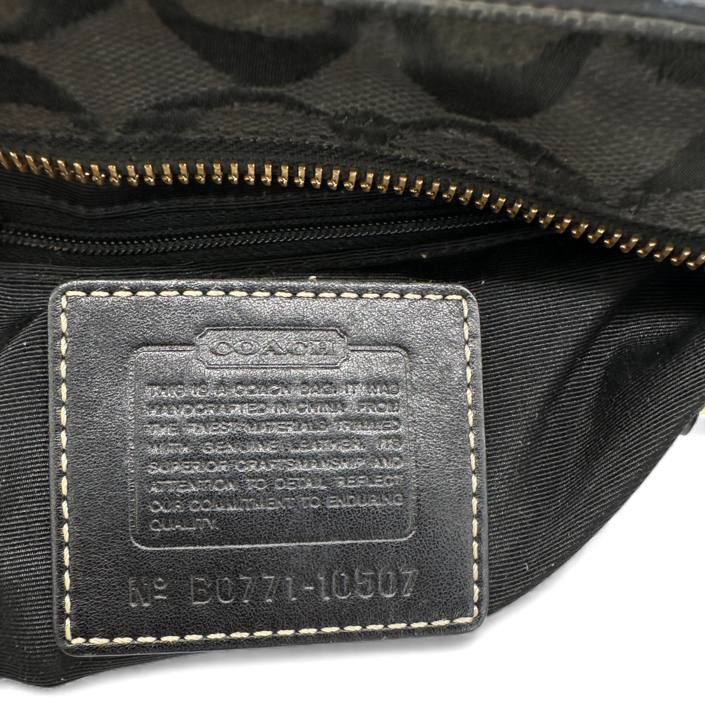 Vintage Coach 10507 Hampton Clip Handtasche