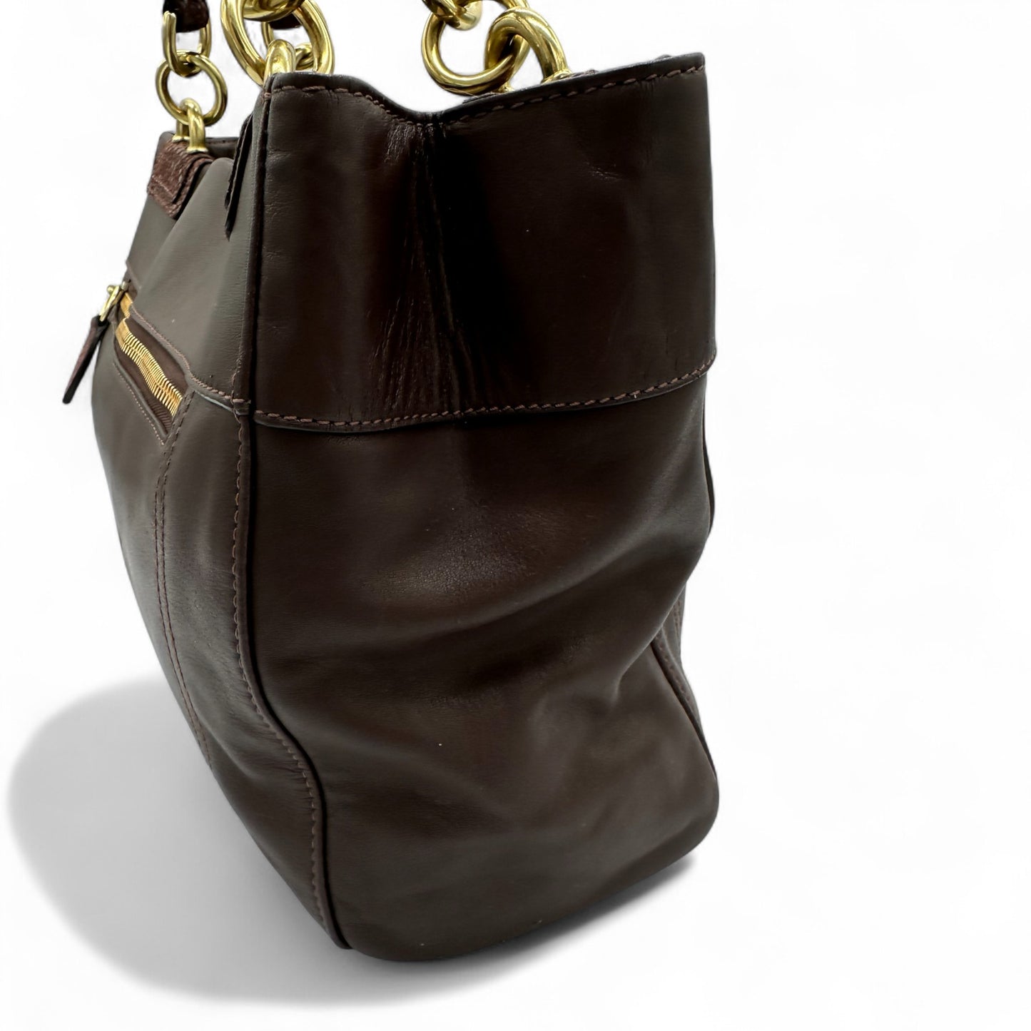 Vintage Coach F16531 Peyton Turnlock Shoulder Bag