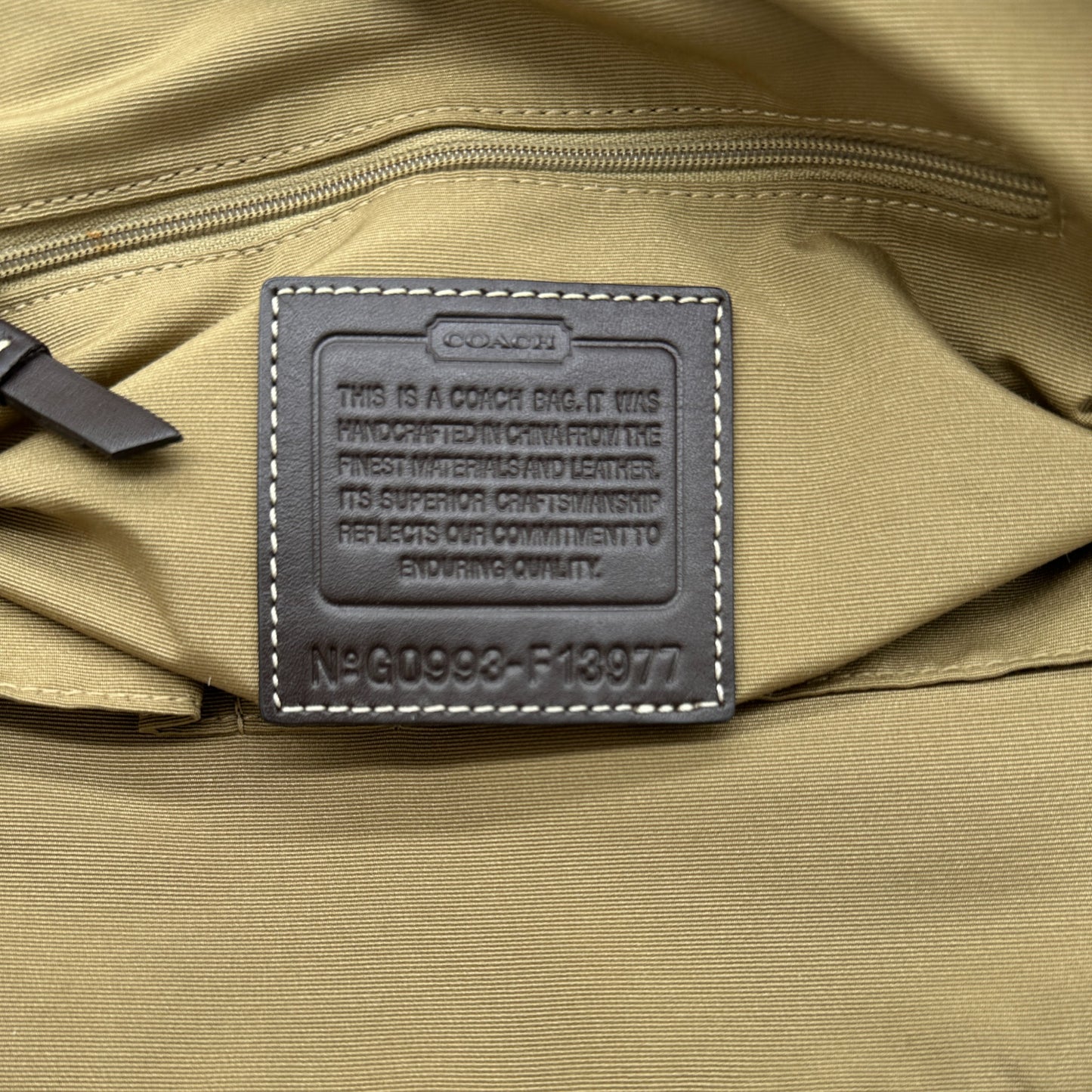 Vintage Coach F13977 Miranda Turnlock Handtasche