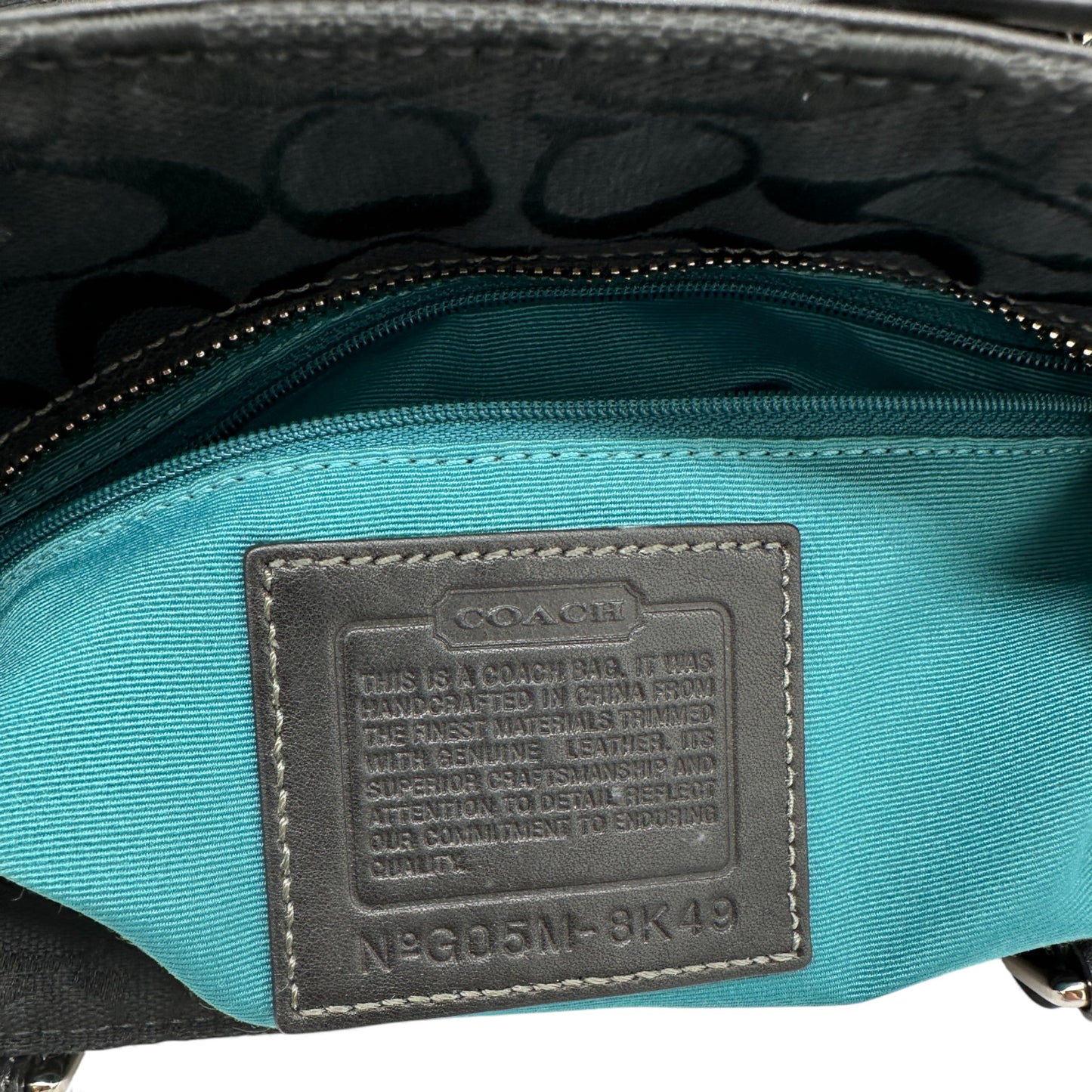 Vintage Coach 8K49 Tote Handbag