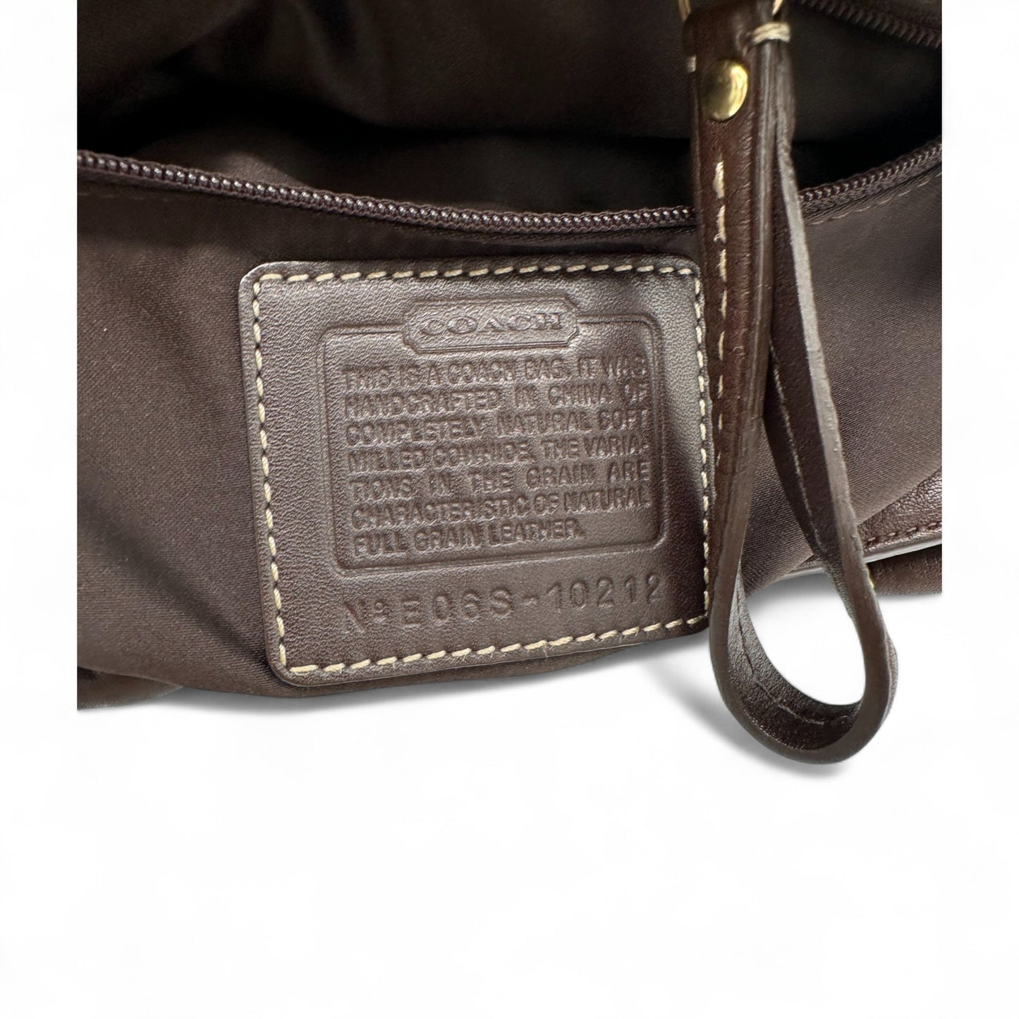 Vintage Coach 10212 Hampton Clip Handbag
