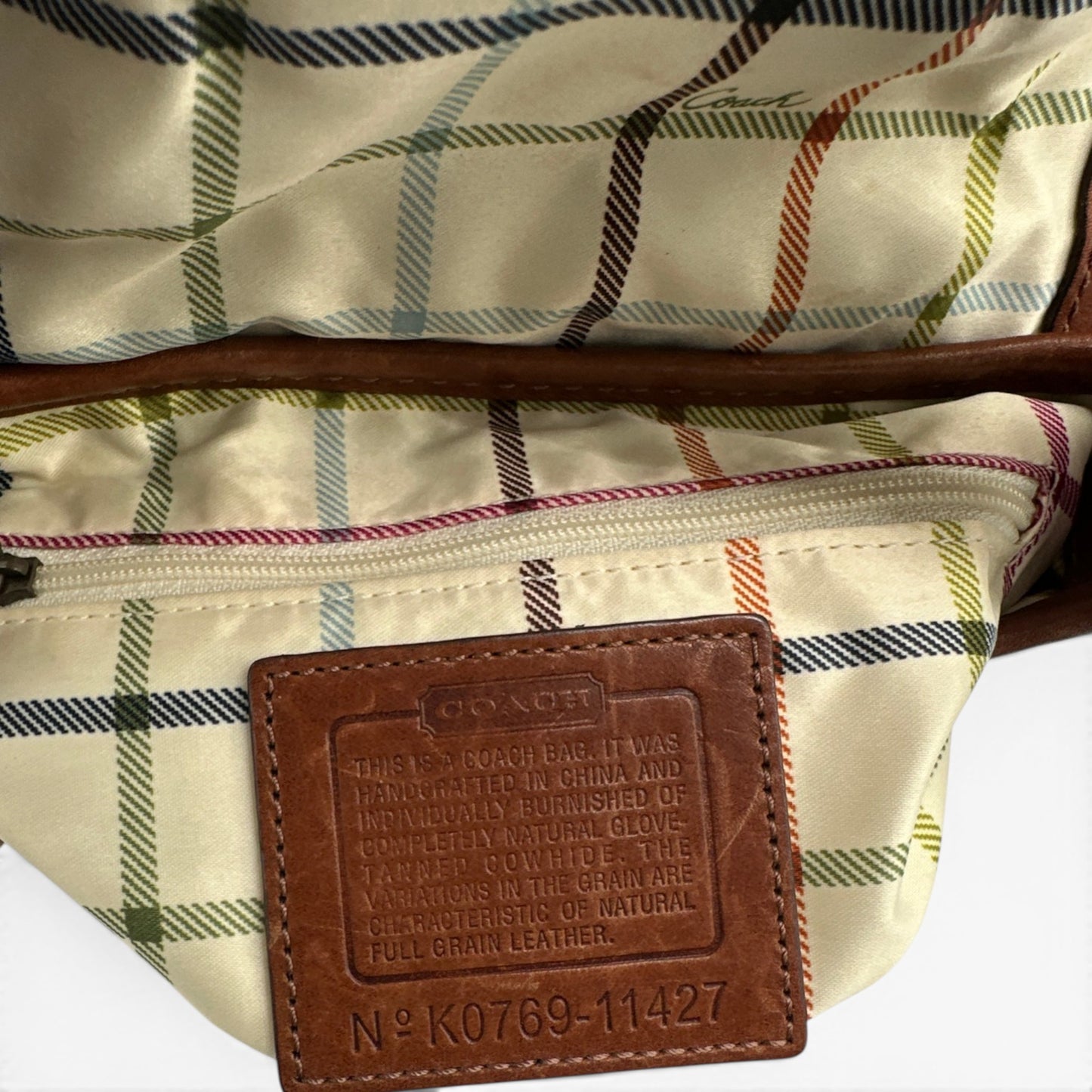 Vintage Coach 11427 Bleecker Schultertasche