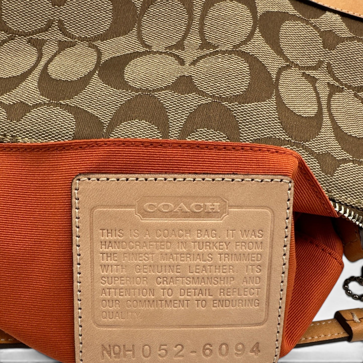 Vintage Coach 6094 Demi Mini Schultertasche