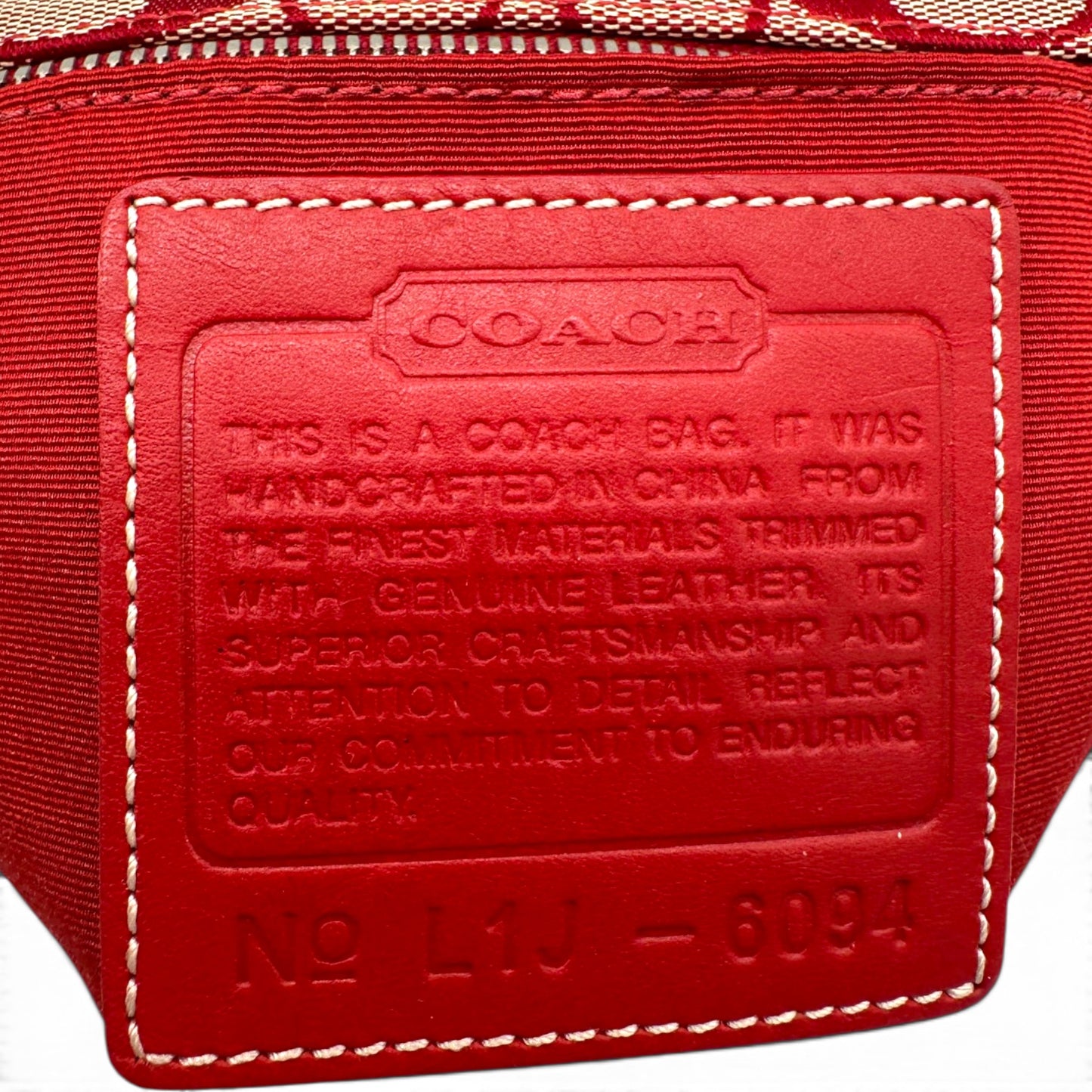 Vintage Coach 6094 Demi Mini Schultertasche