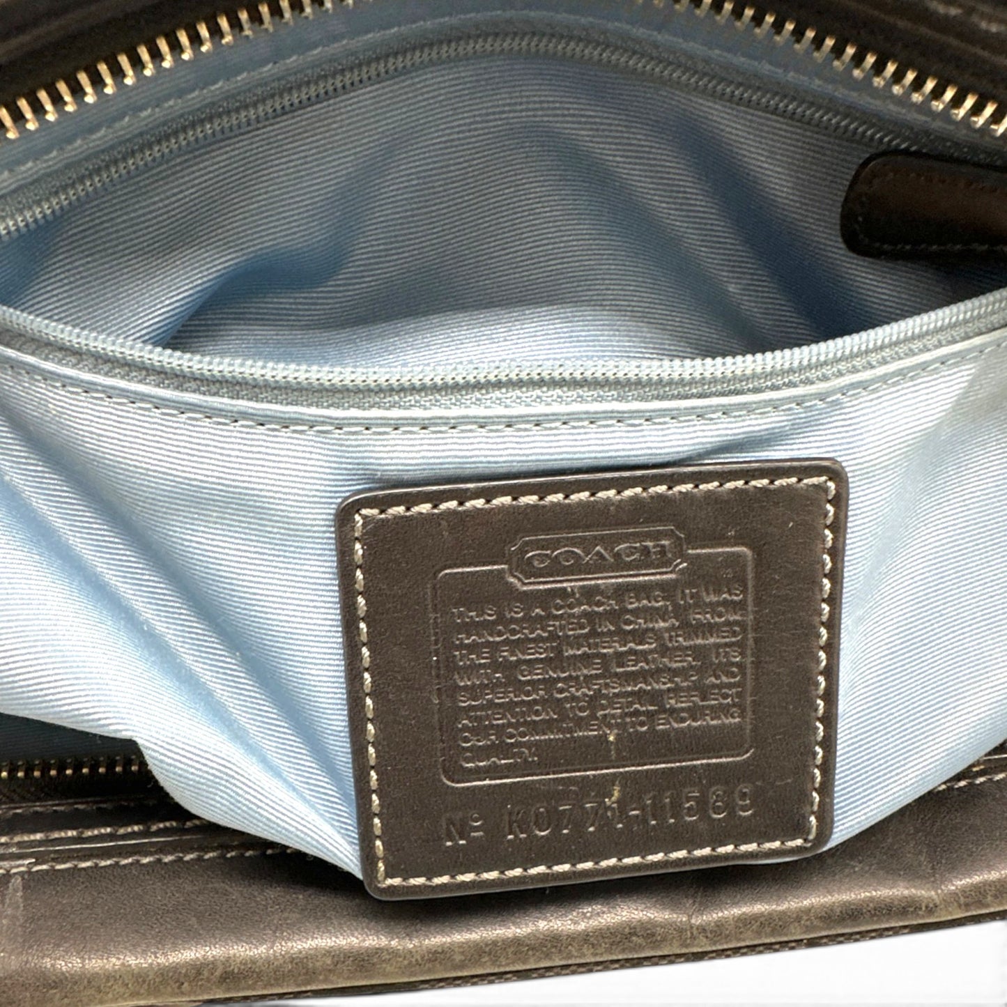Vintage Coach 11589 Turnlock Handbag