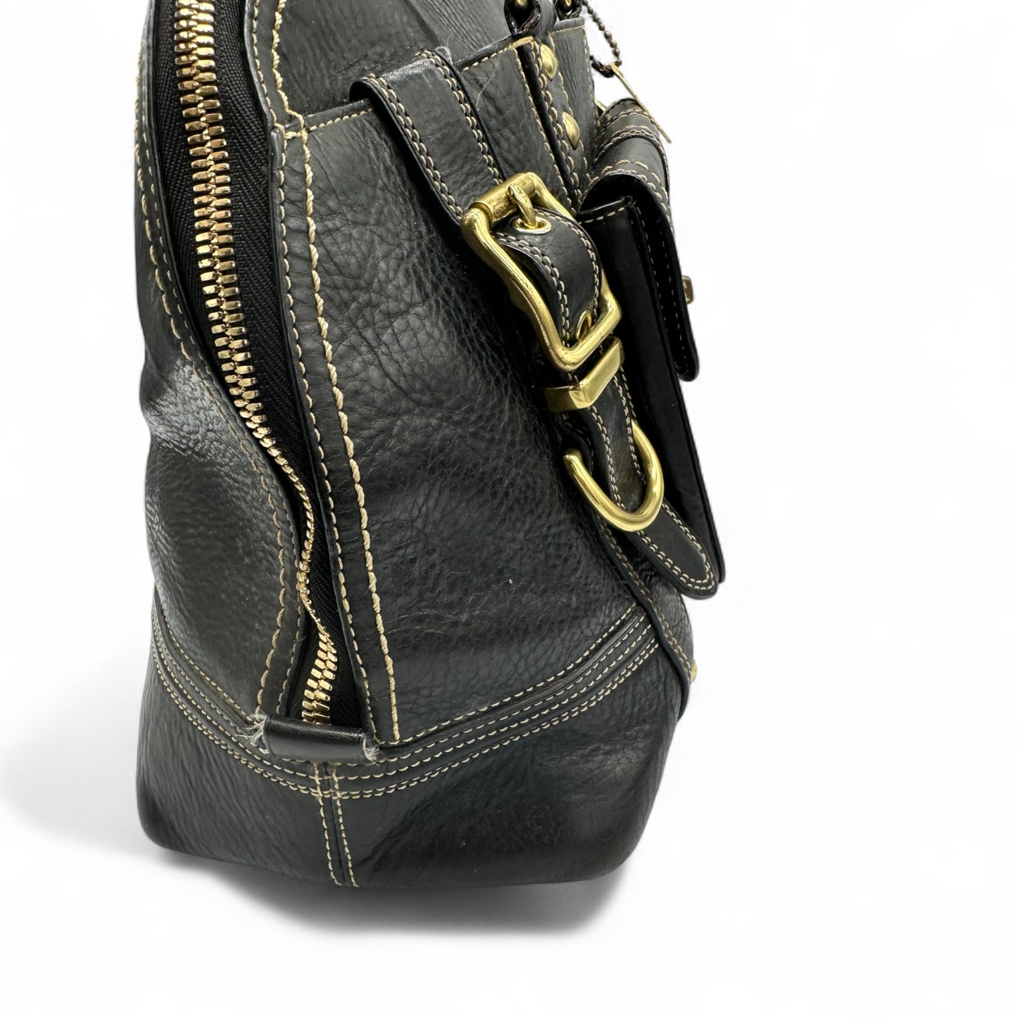 Vintage Coach 11085 Miranda Turnlock Large Handbag