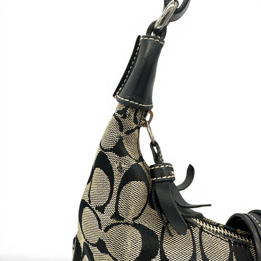 Sac à bandoulière vintage Coach 6824 Crescent
