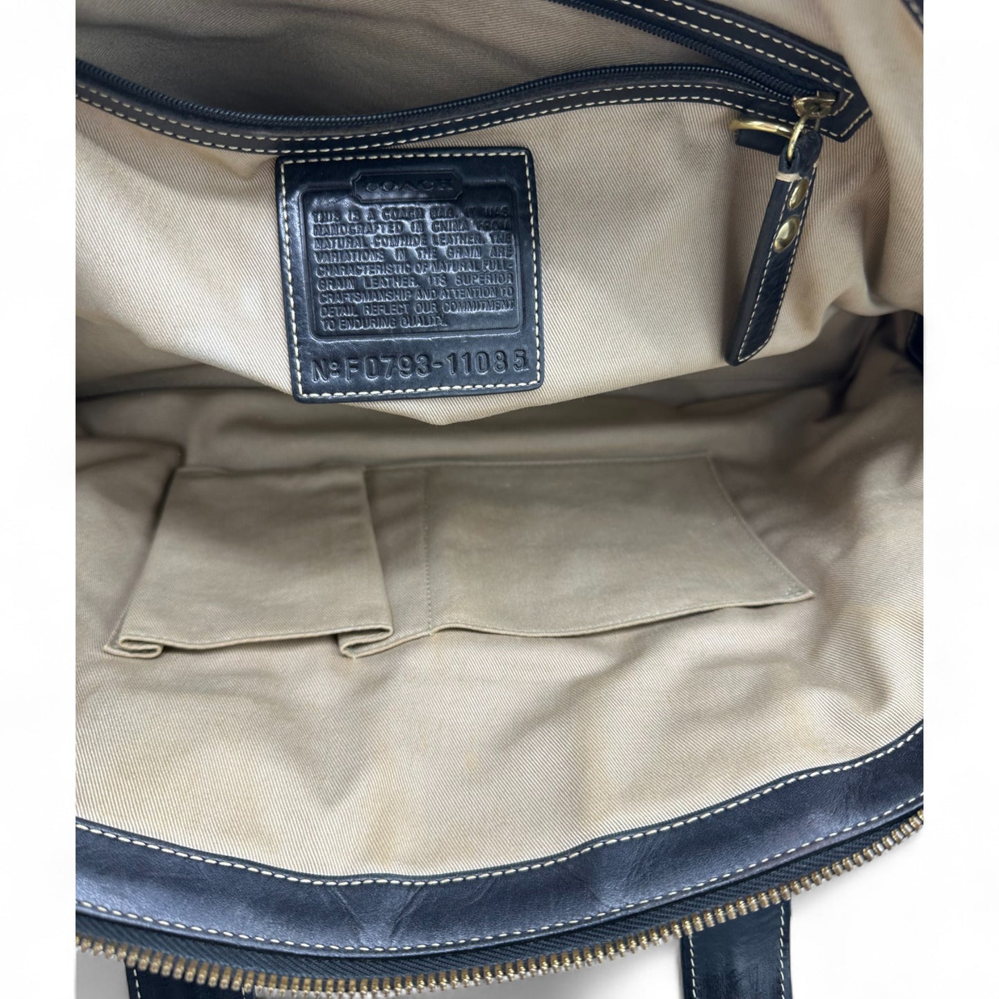 Vintage Coach 11085 Miranda Turnlock Large Handbag
