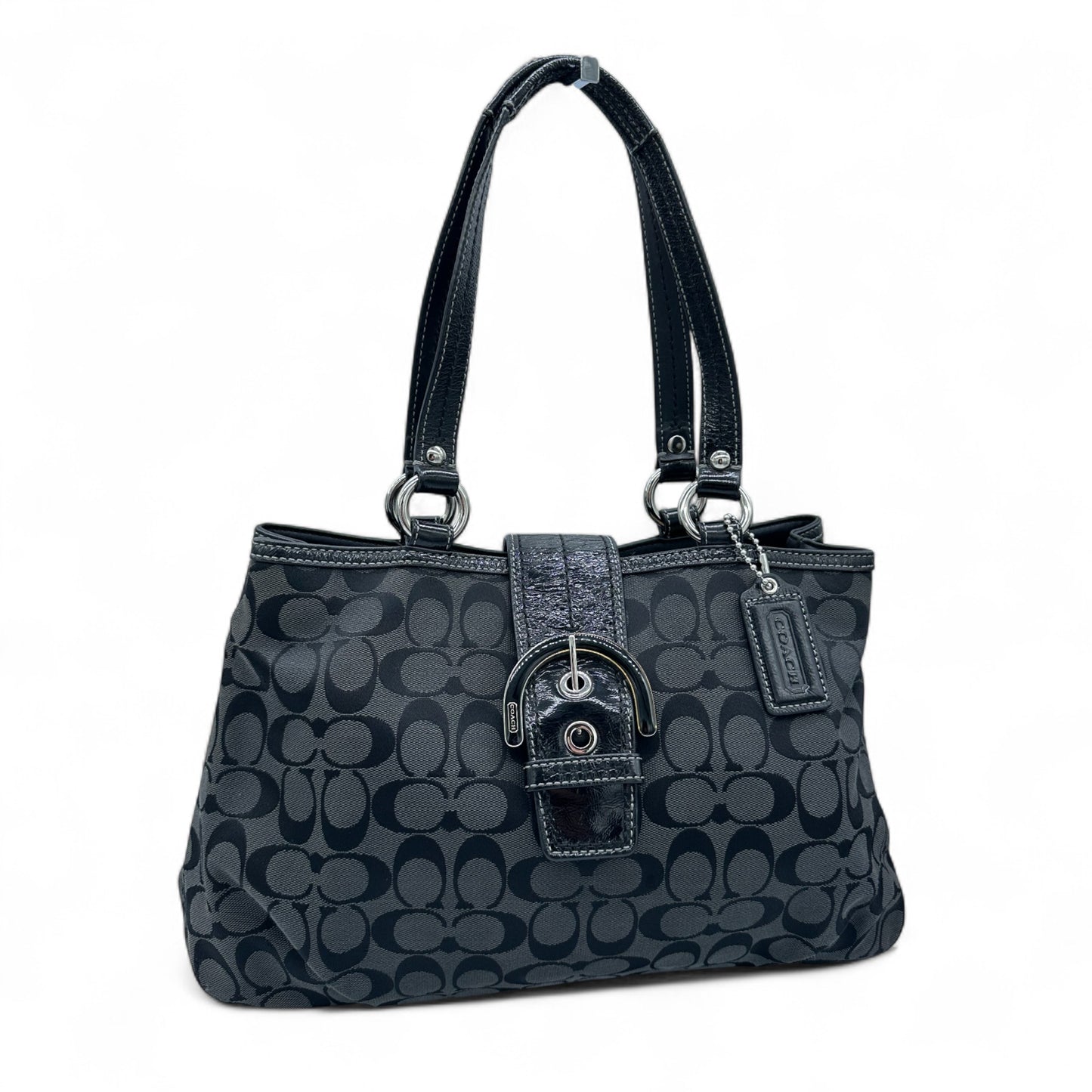 Vintage Coach F18750 Soho Buckle Tote Shoulder Bag