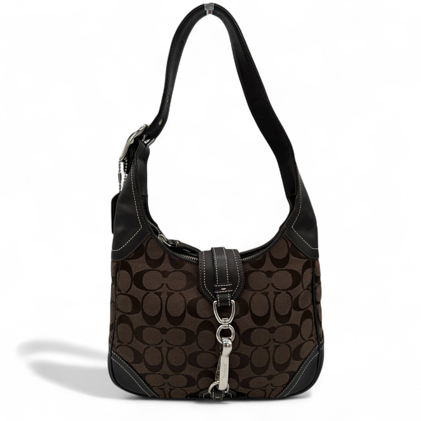 Vintage Coach 8K01 Hampton Clip Shoulder Bag