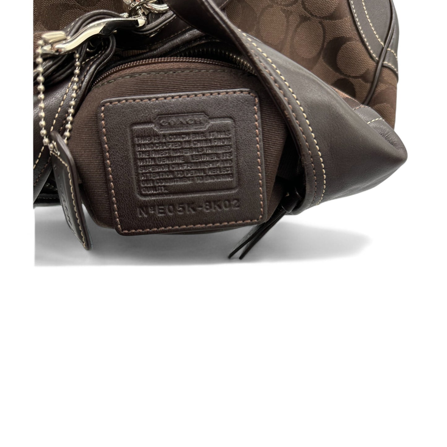 Vintage Coach 8K01 Hampton Clip Shoulder Bag