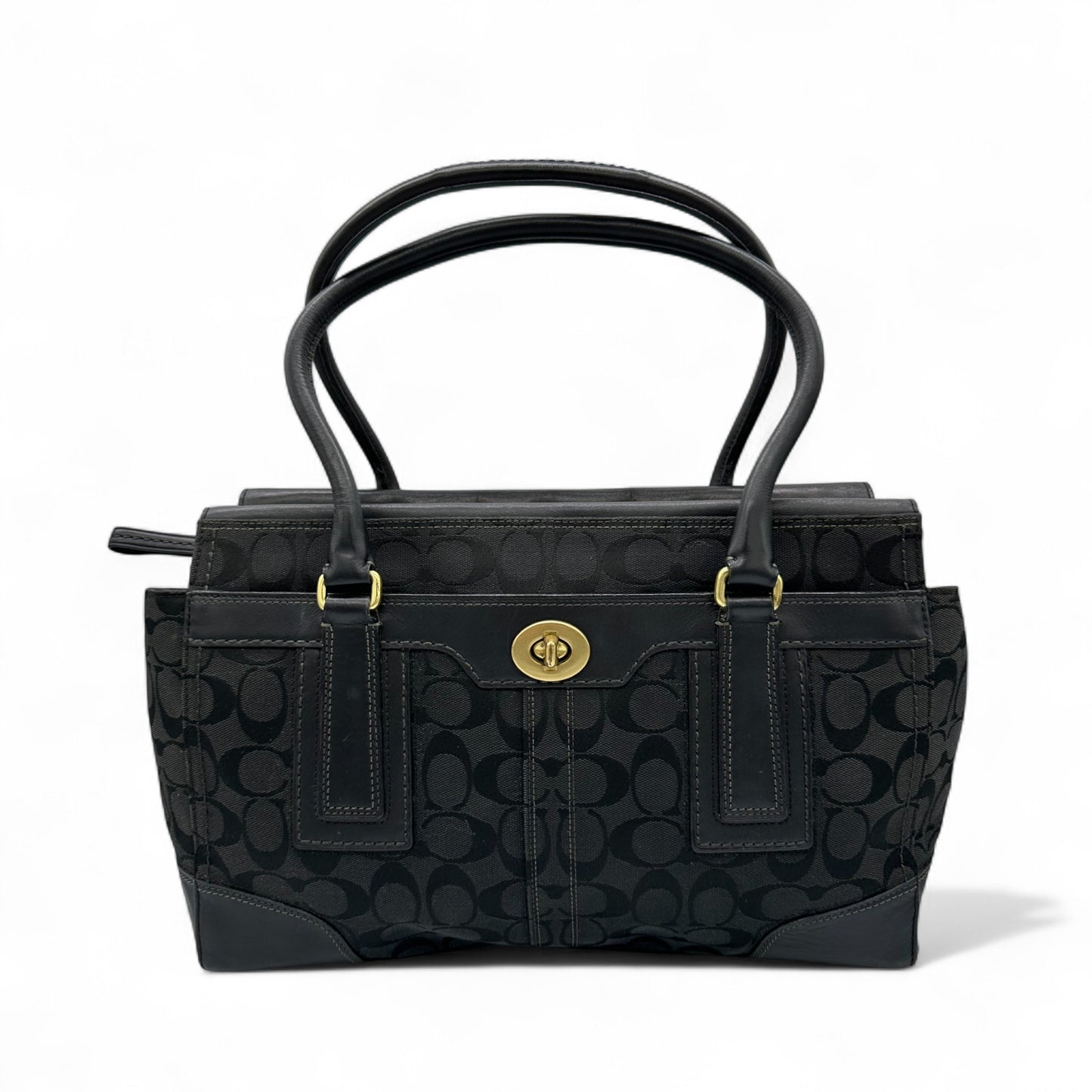 Vintage Coach Hampton Carryall 11063 Turnlock Handbag