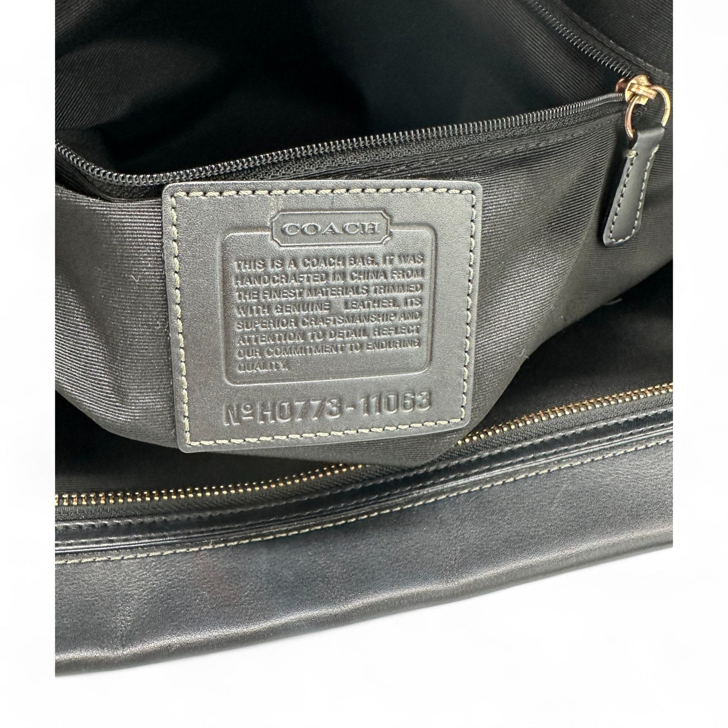Vintage Coach Hampton Carryall 11063 Turnlock Handbag