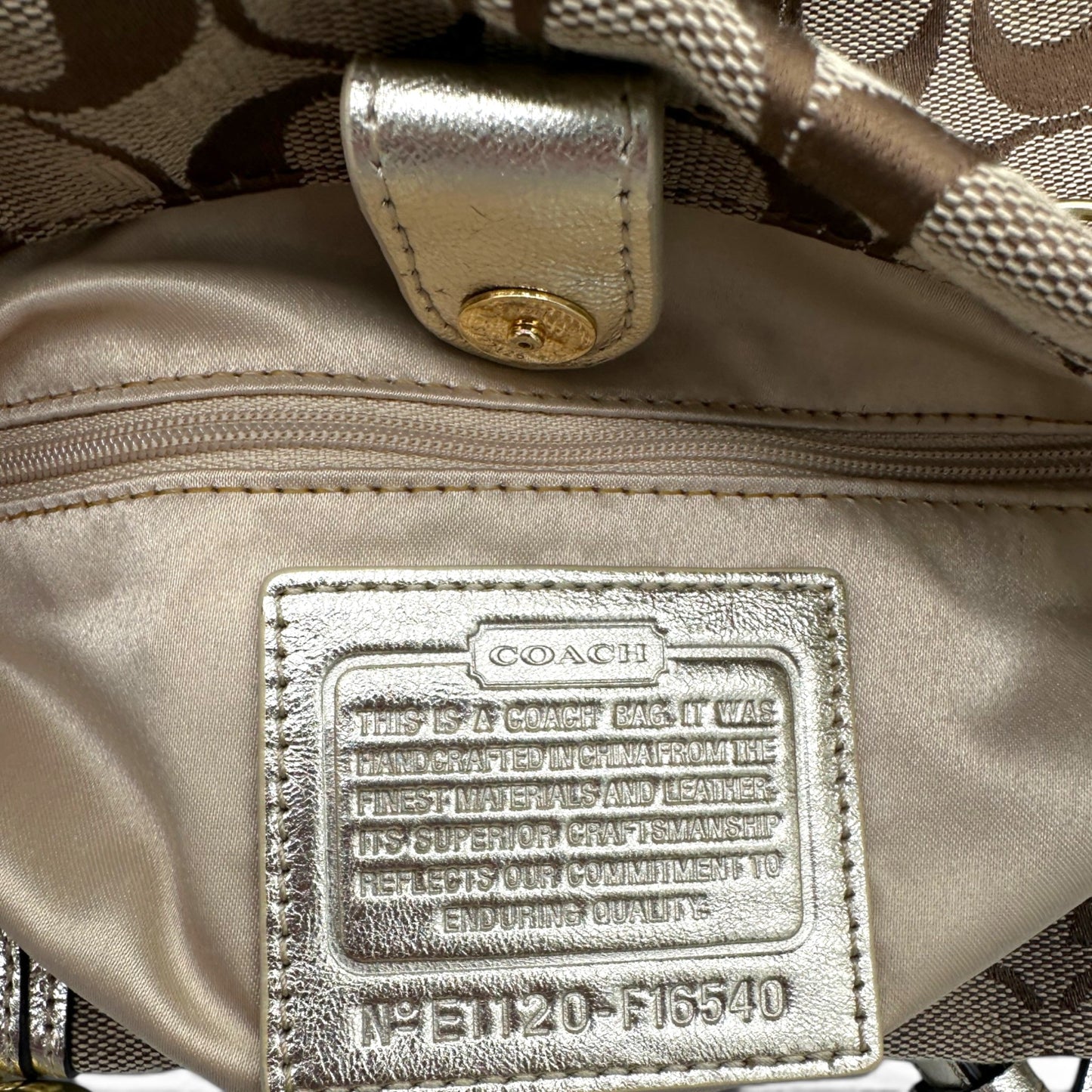 Vintage Coach F16540 Penelope Tragetasche