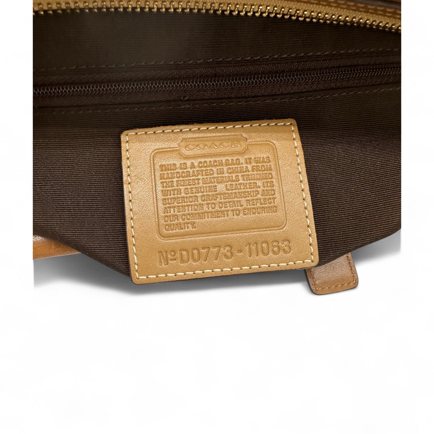 Vintage Coach Hampton Carryall 11063 Turnlock Handbag