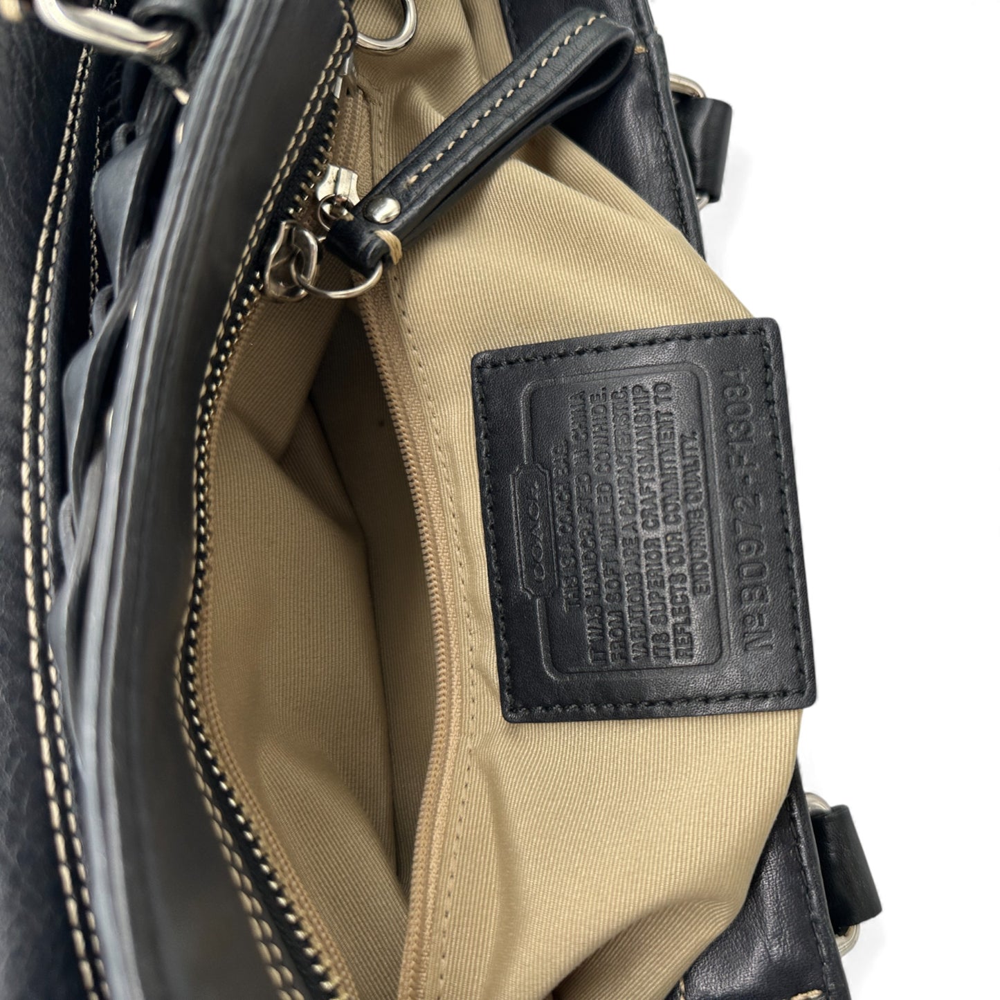 Vintage Coach F13084 Hampton Clip Tote Bag