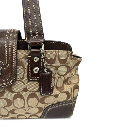 Vintage Coach F13975 Hamptons Carryall Shoulder Bag