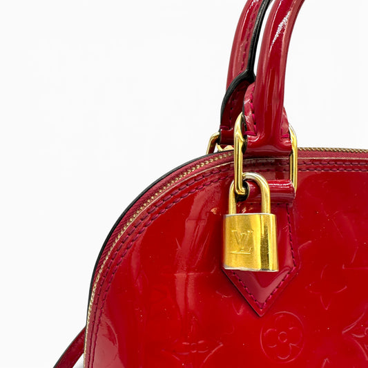 Vintage Louis Vuitton Vernis Alma BB Handbag