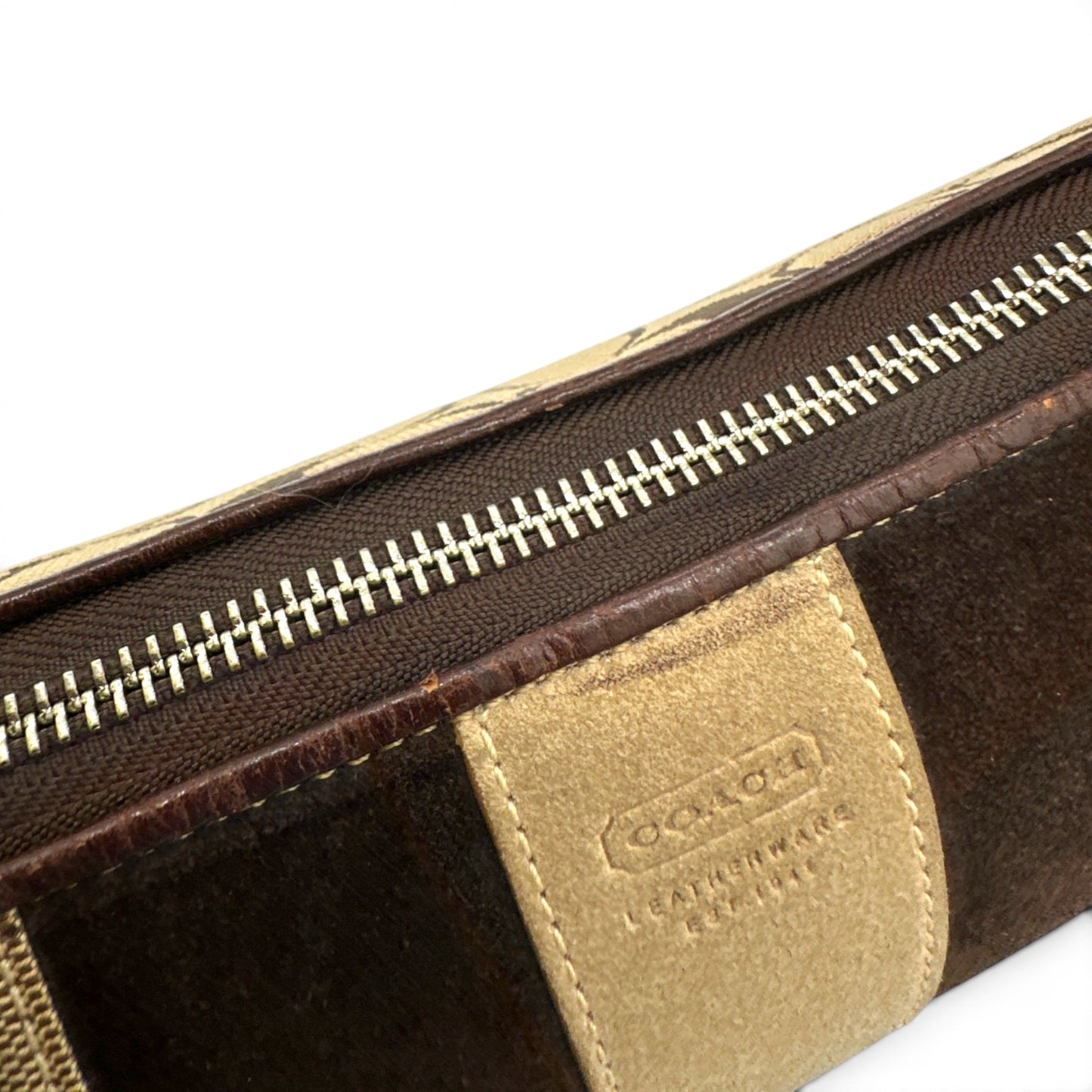 Vintage Coach 8K09 East West Baguette Shoulder Bag