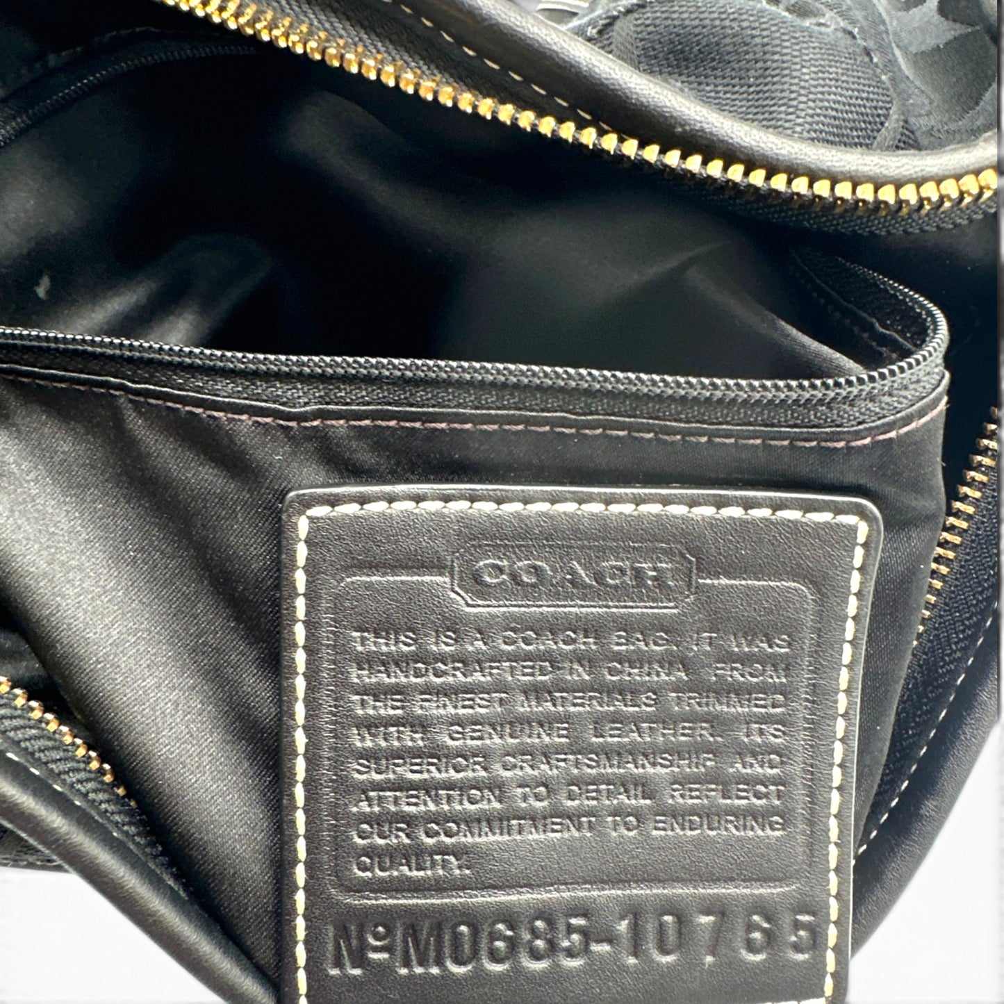 Vintage Coach 10741 Turnlock Ergo Schultertasche