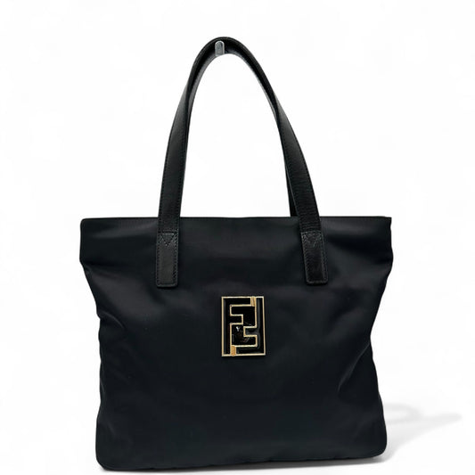 Vintage Fendi Nylon Shopper Shoulder Bag