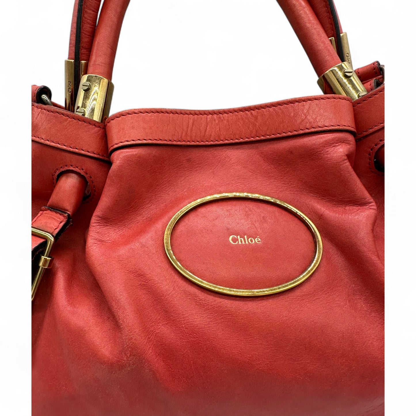 Chloé Victoria Leather Handbag