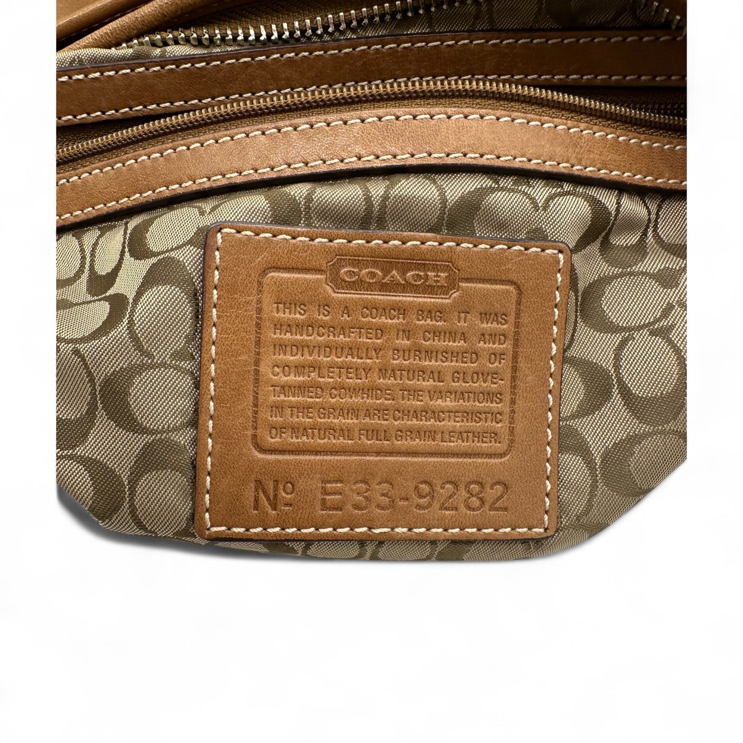 Vintage Coach 9282 Soho Buckle Leather Shoulder Bag