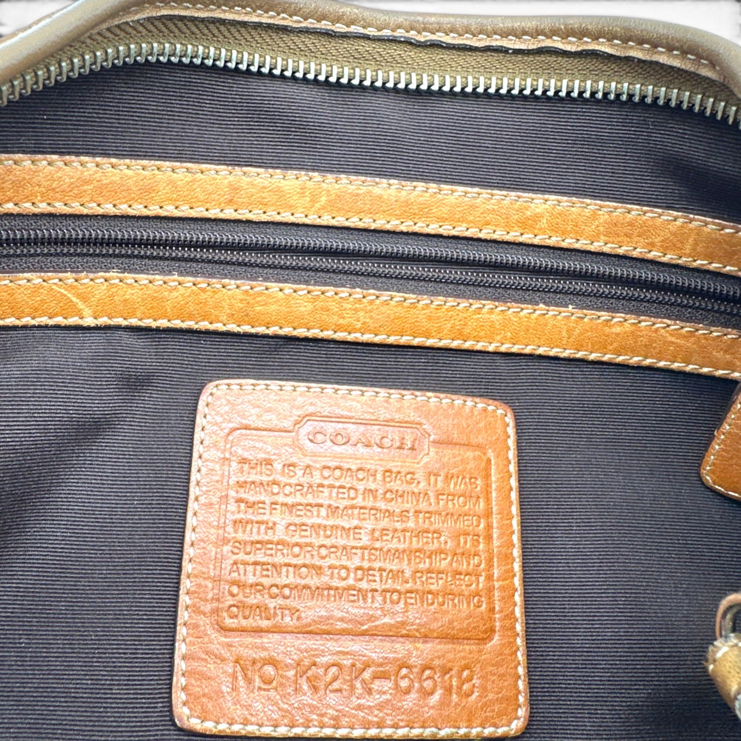 Vintage Coach 6618 Slouchy Hobo Schultertasche