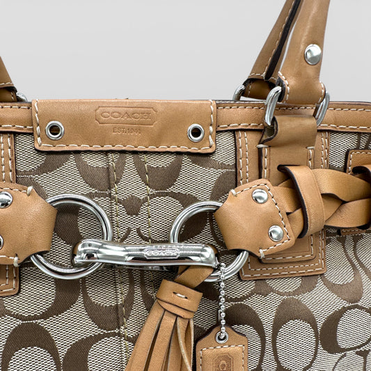 Vintage Coach F13065 Hampton Clip Handbag