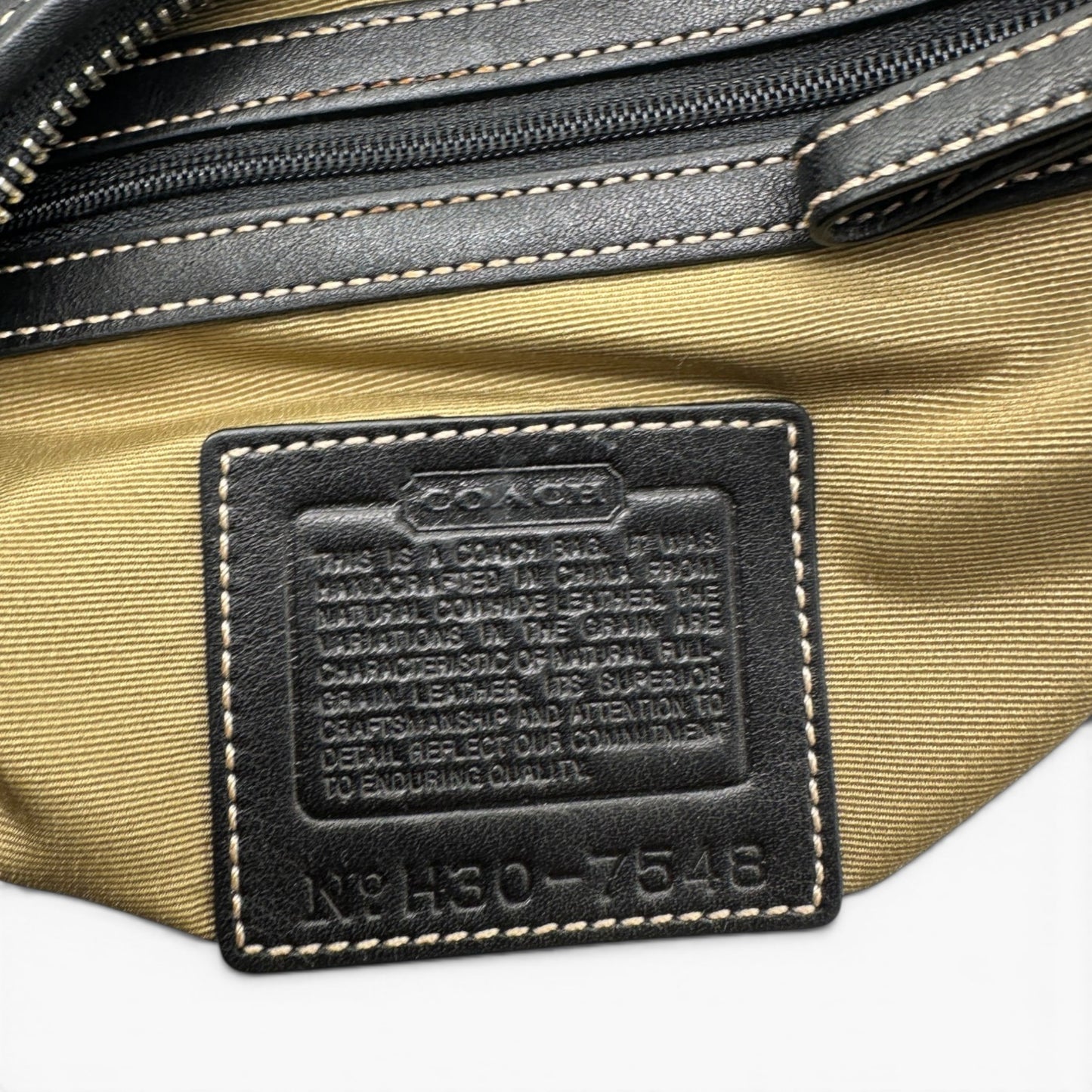 Vintage Coach 7548 Halbmondförmige Soho Schultertasche