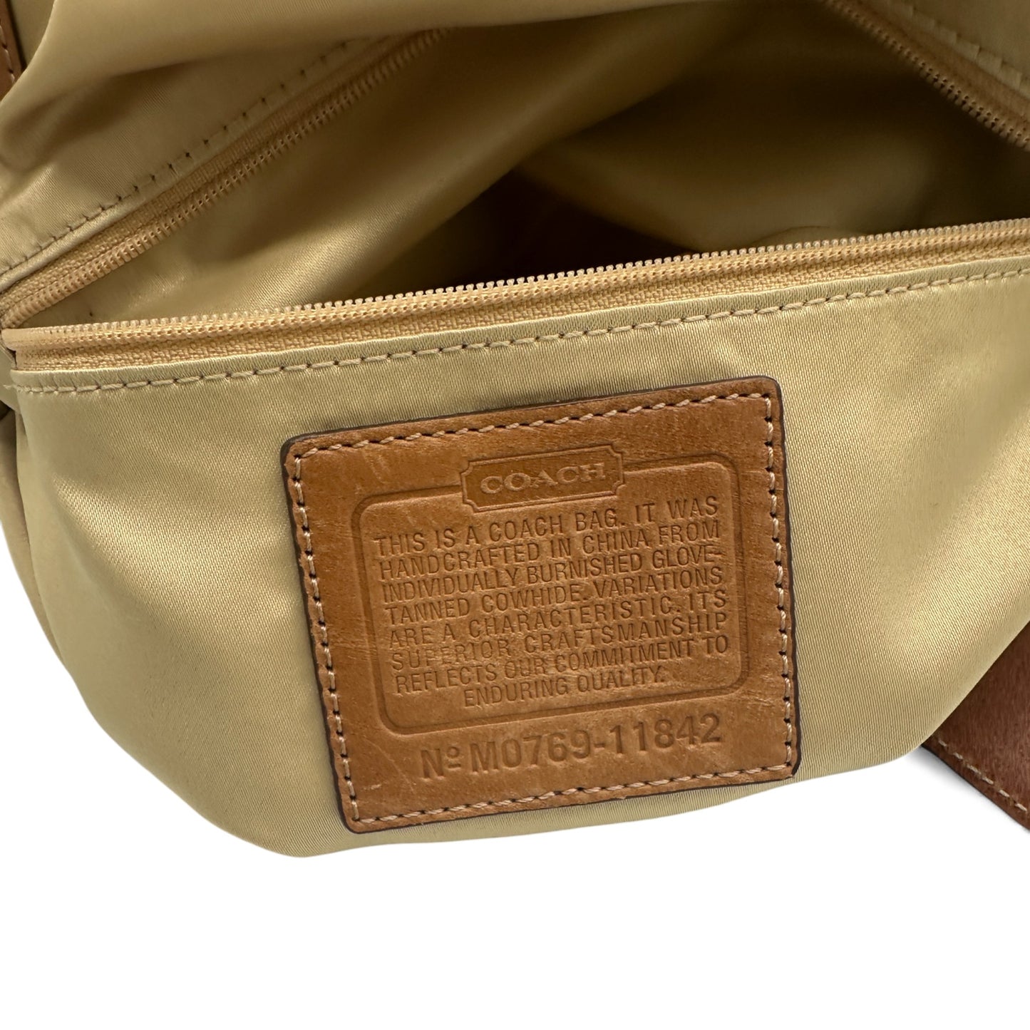 Sac bandoulière vintage Coach 11842 Soho en cuir