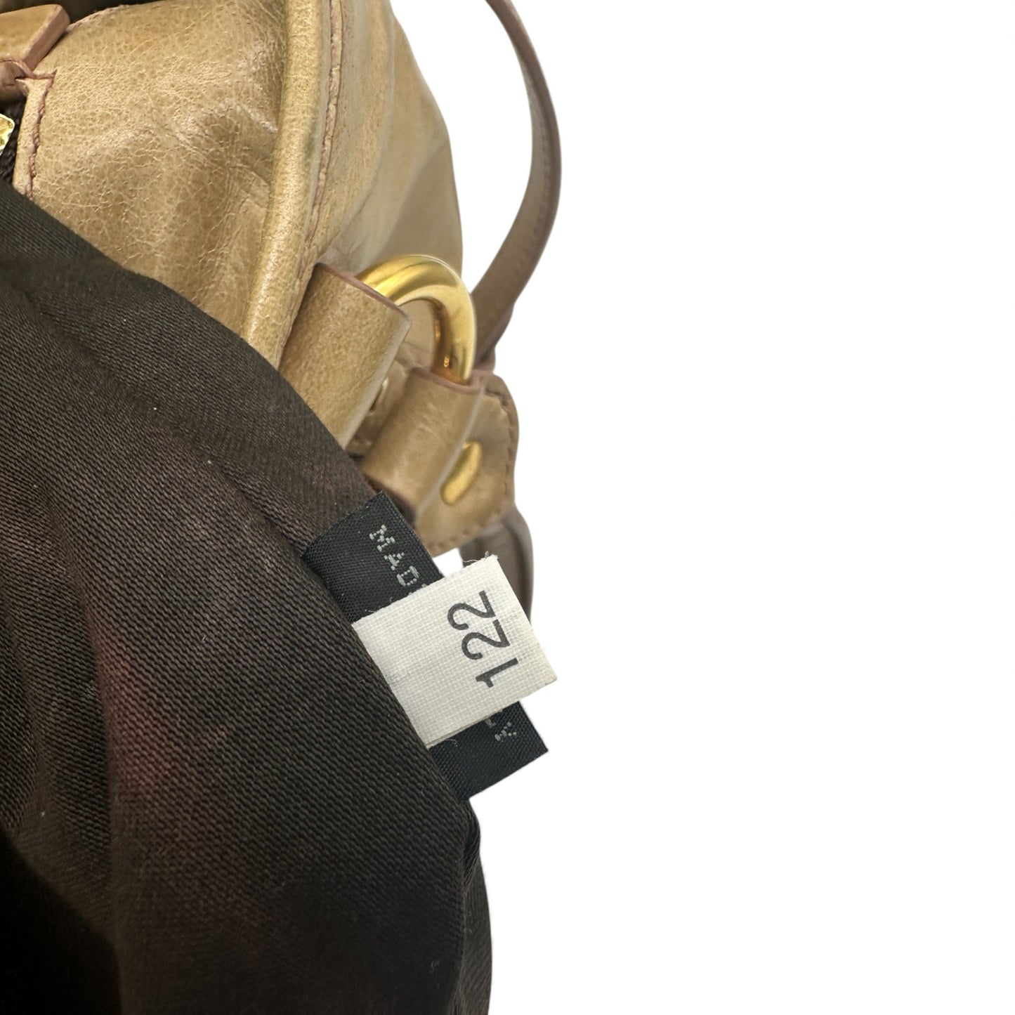 Vintage Miu Miu Vitello Shine 2-Way Handbag