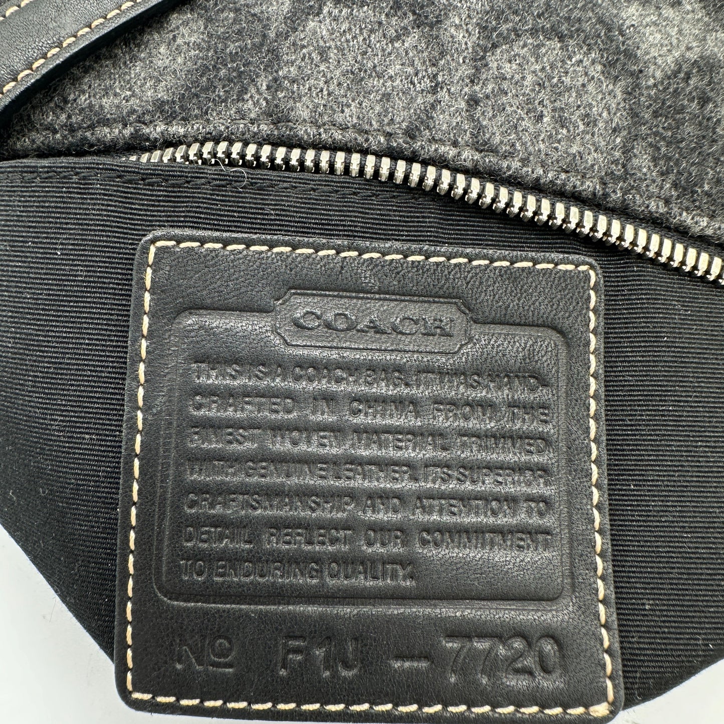 Sac bandoulière vintage Coach 7720 Demi