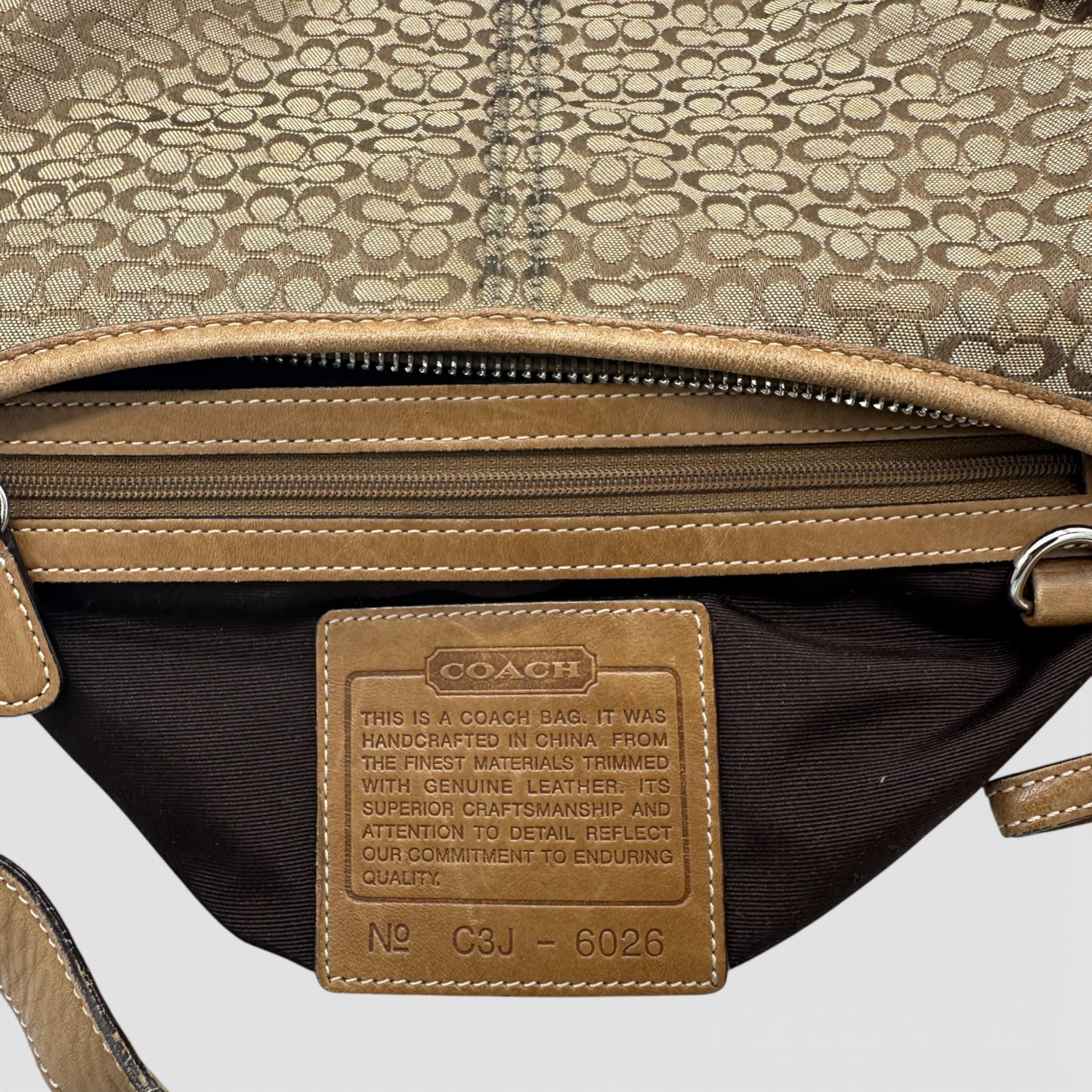 Vintage Coach 6026 Croissant Soho Schultertasche