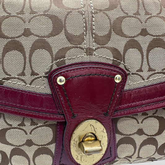 Vintage Coach F12857 Ali Legacy Shoulder Bag