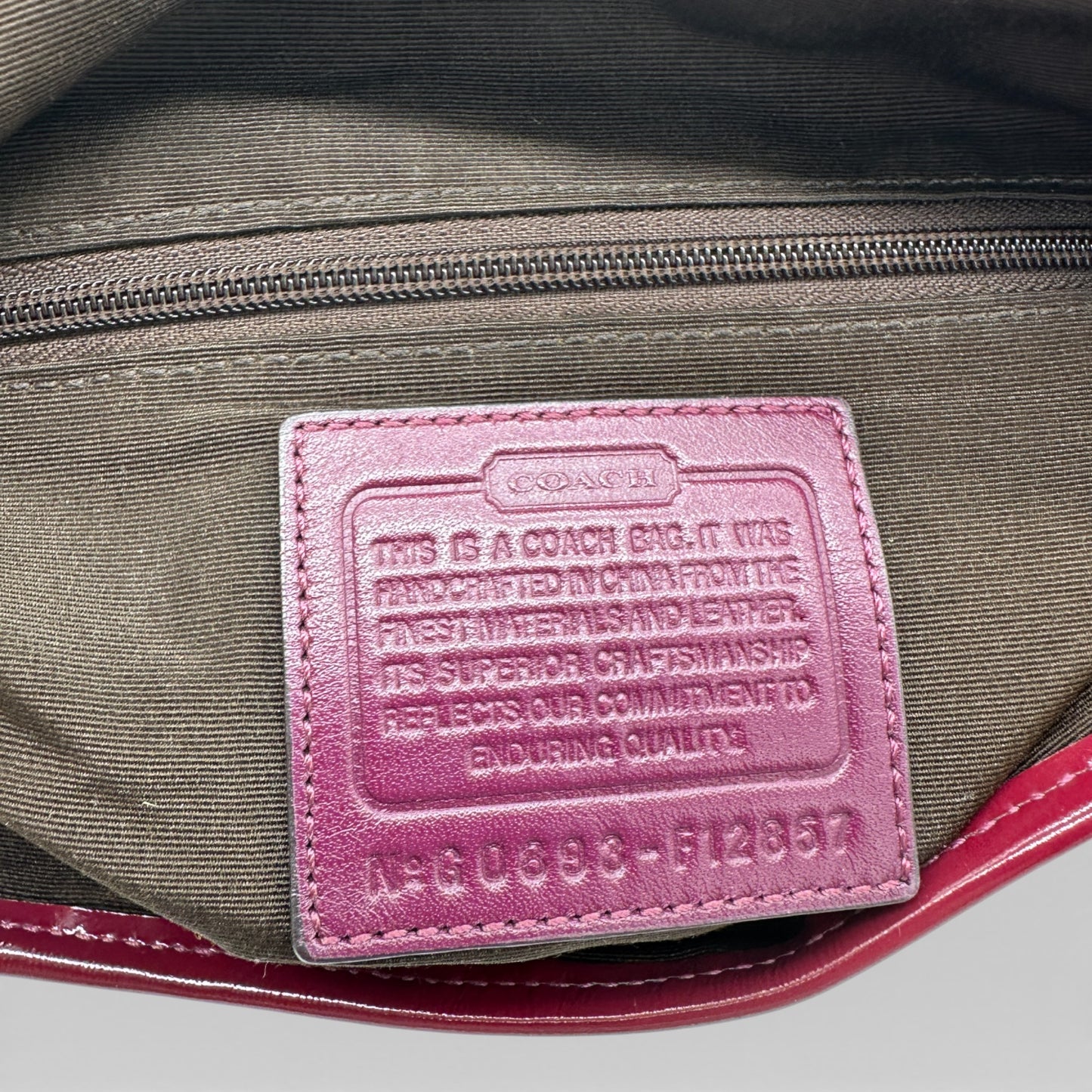 Vintage Coach F12857 Ali Legacy Shoulder Bag