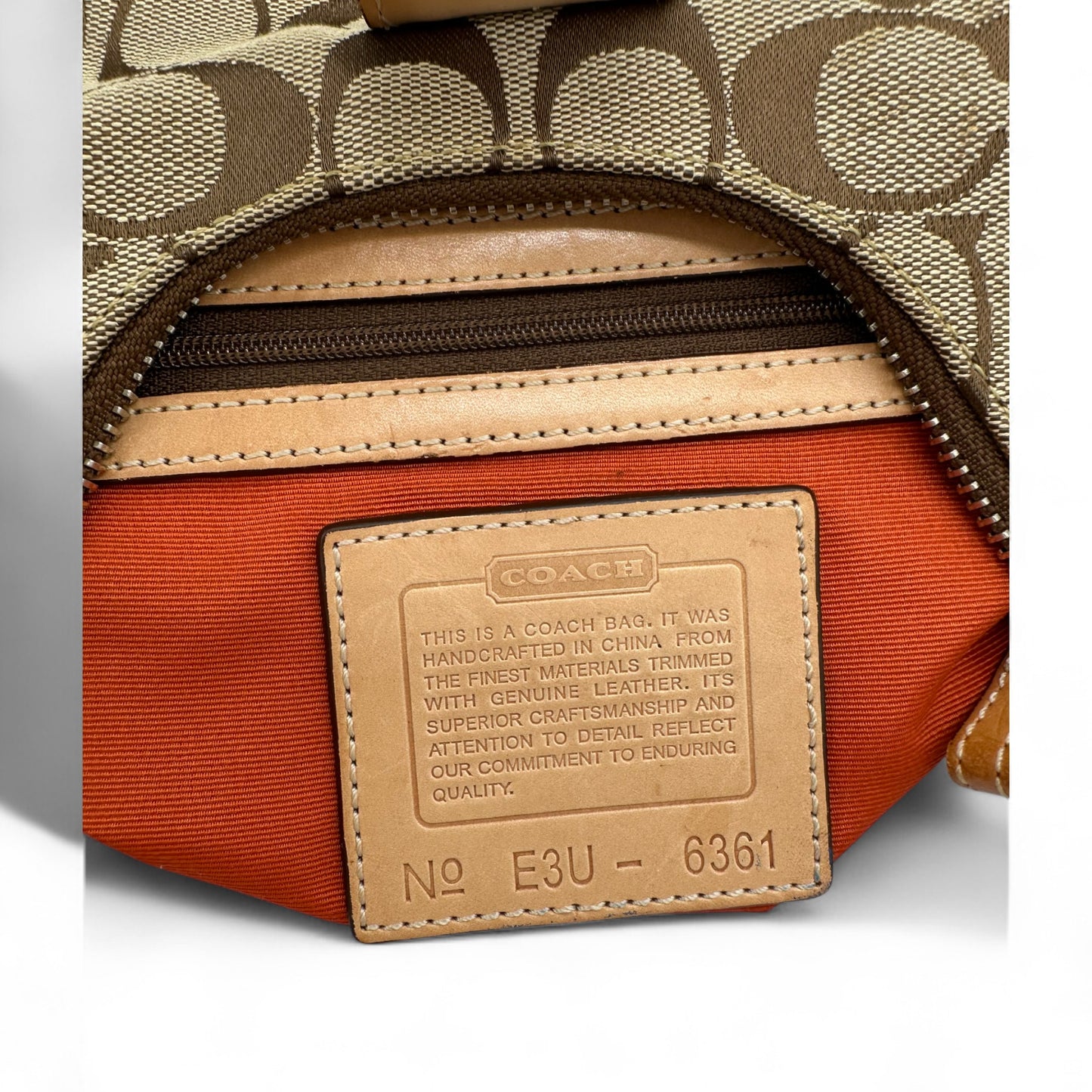 Vintage Coach 6361 Soho Crescent Shoulder Bag