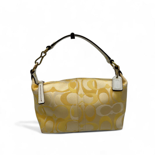 Vintage Coach Y2K Optic Monogram Shoulder Bag