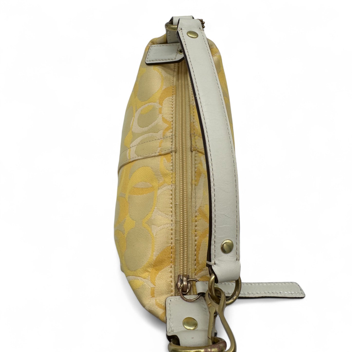 Vintage Coach Y2K Optic Monogram Shoulder Bag