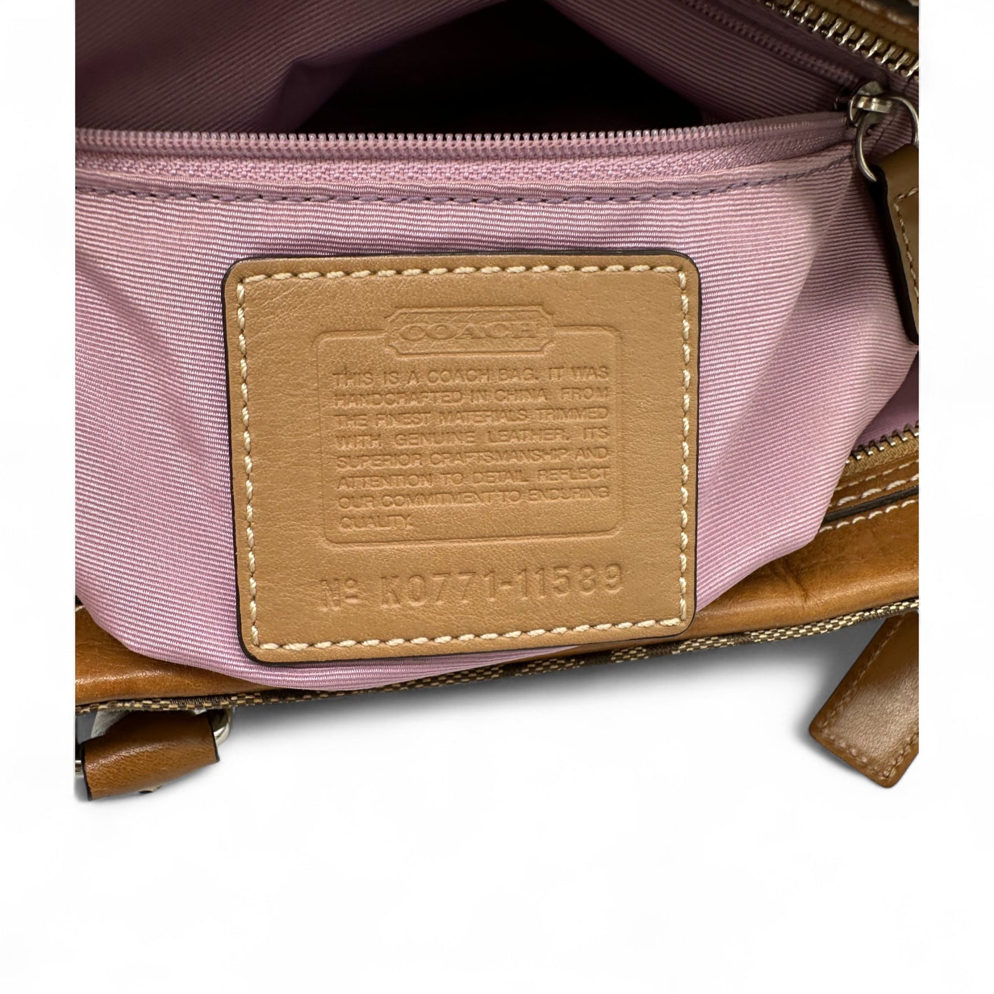 Vintage Coach 11589 Turnlock Handbag
