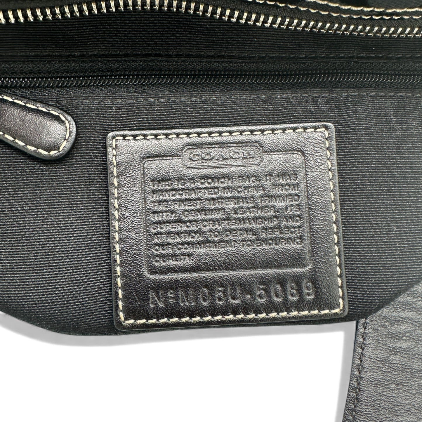 Vintage Coach 5089 Soho Schultertasche mit Schnalle